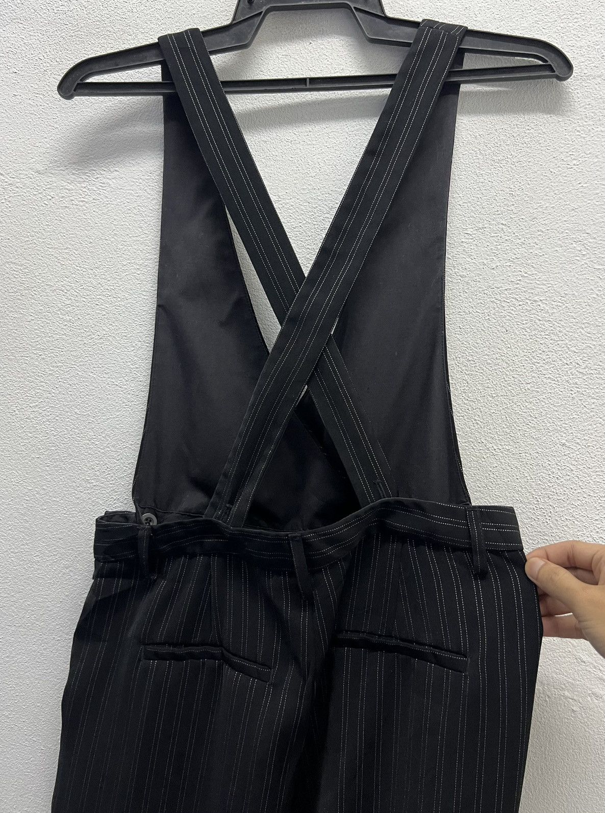 GU VINTAGE GU BLACK OVERALLS Size 29" - 4 Thumbnail