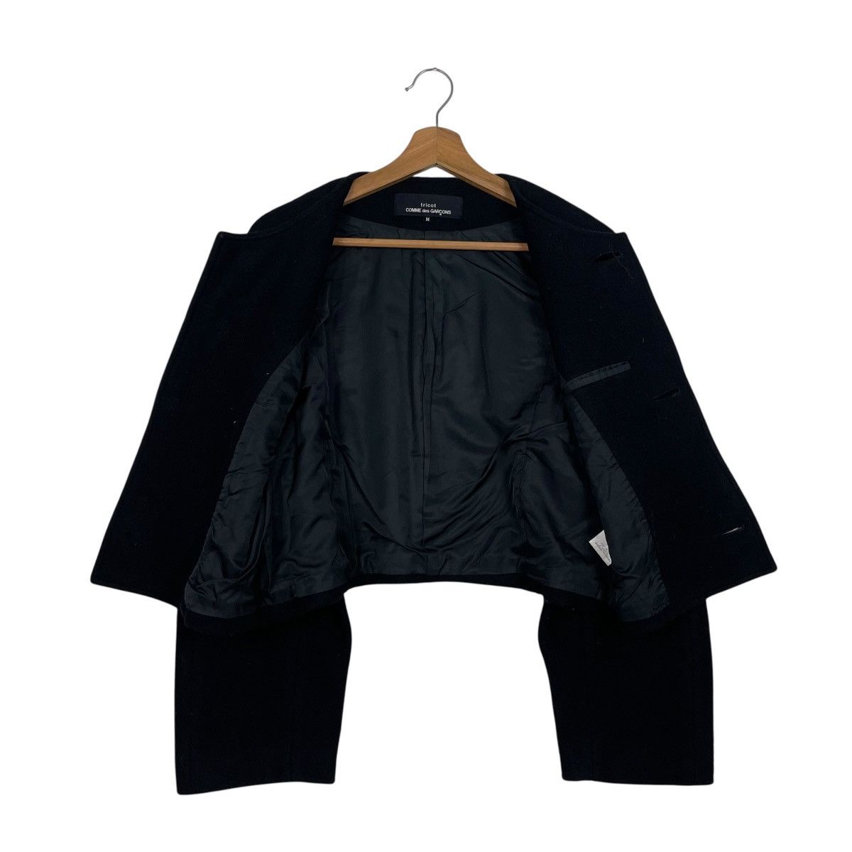 Tricot Comme des Garcons Vintage AD1991 Tricot Comme Des Garcons Crop Jacket Size M / US 6-8 / IT 42-44 - 11 Thumbnail