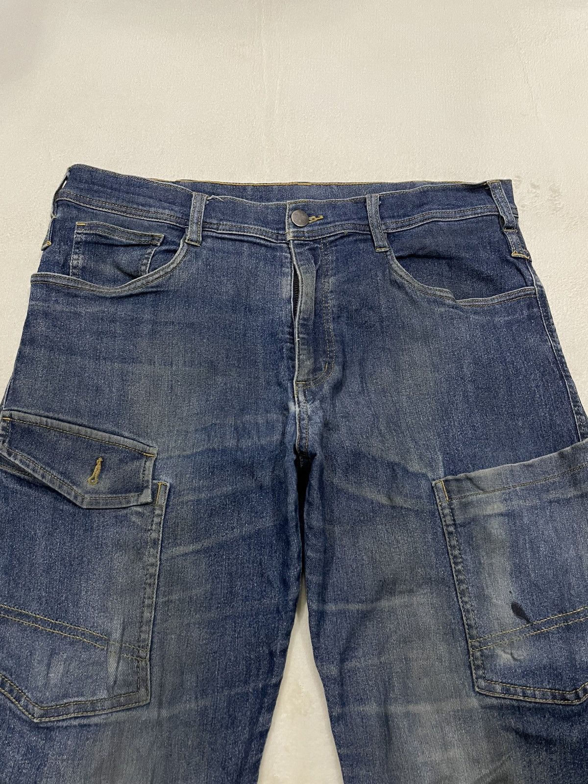Japanese Brand Vintage Japanese Brand Short Pants Mudwash Jeans Size US 32 / EU 48 - 2 Thumbnail