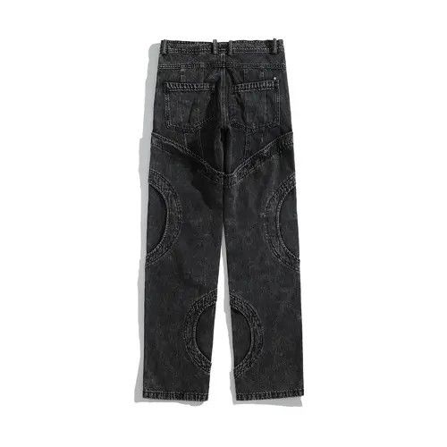 VIBE Washed Distressed Jeans Trousers Opium style Size US 30 / EU 46 - 6 Thumbnail