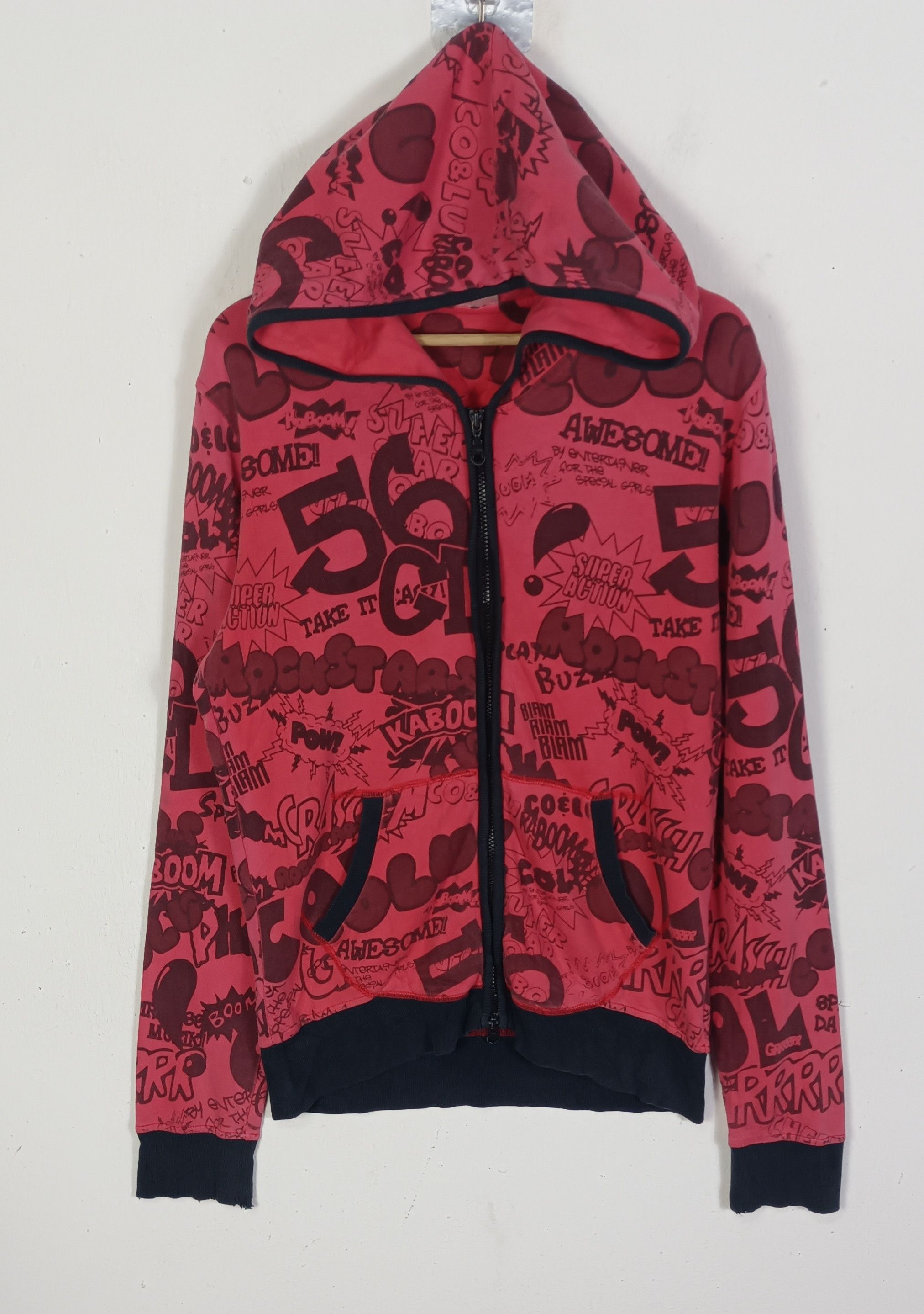 Japanese Brand Coelu Rock Stars 56 Overprint Hoodie Size US M / EU 48-50 / 2 - 1 Thumbnail