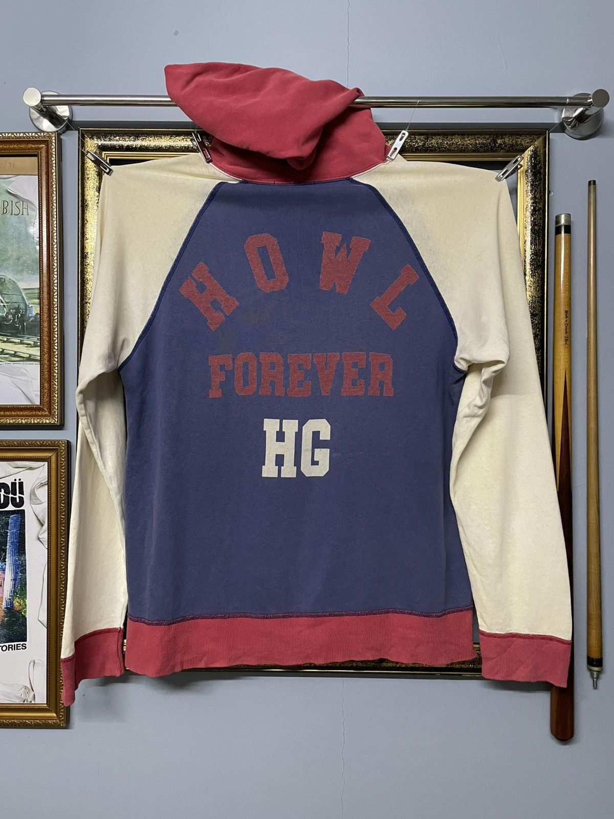Hysteric Glamour Hysteric Glamour Hoodie Howl Forever Athletc Vibe Distressed Size US L / EU 52-54 / 3 - 1 Thumbnail