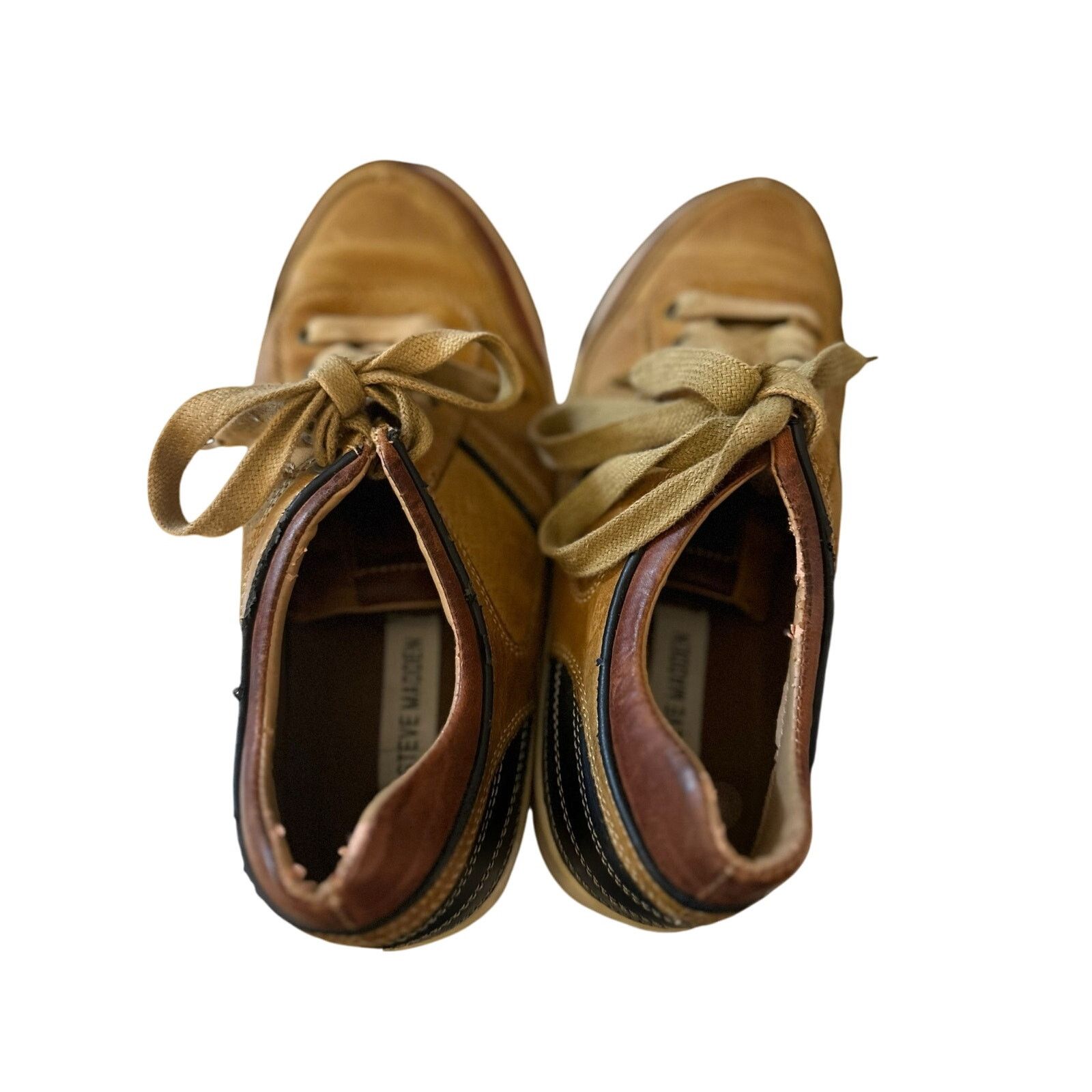 Steve Madden Steve Madden Men's Cantor Fashion Sneaker, Tan Leather, 10 Size US 10 / EU 43 - 3 Thumbnail