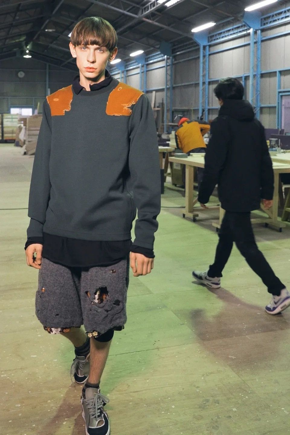 Kolor Kolor F/W’19 Hunter Crew Wool Sweater Size US L / EU 52-54 / 3 - 1 Thumbnail