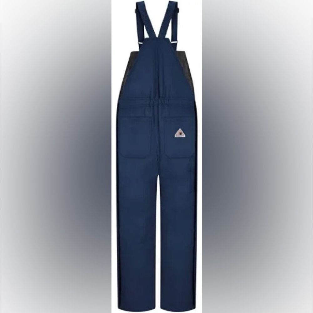 Vintage Bulwark Fire resistant Bib Overalls Lightweight Non Insulate Size US 36 / EU 52 - 1 Thumbnail