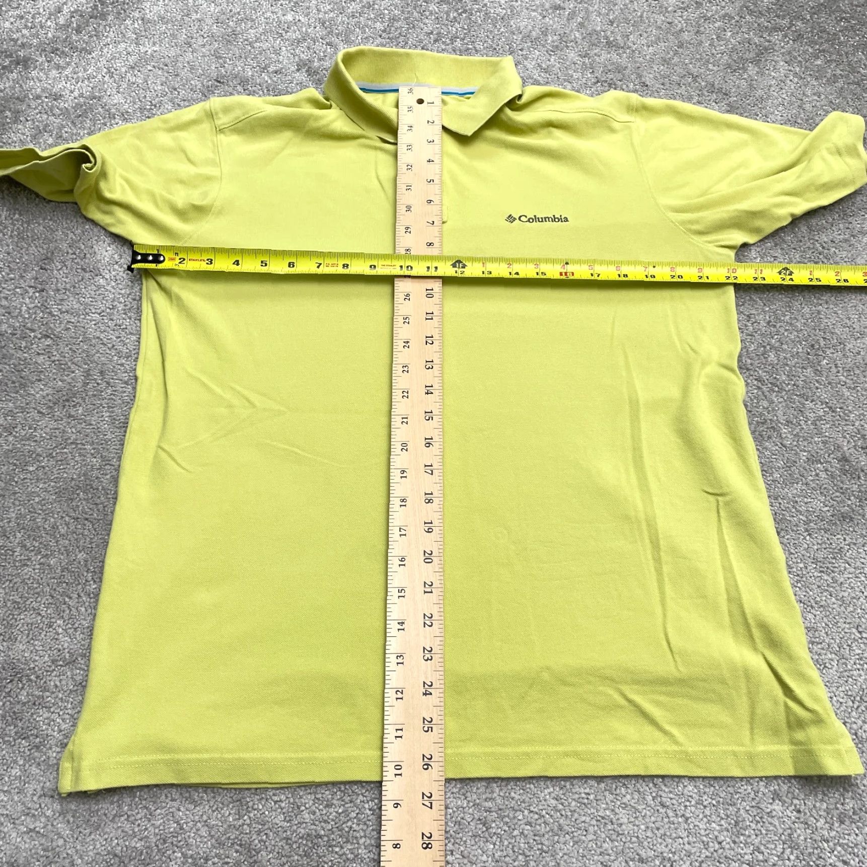 Vintage Columbia Omni Wick Polo Shirt Mens Medium Green Short Sleeve Outdoor Active Fish Polo Shirt Size US M / EU 48-50 / 2 - 6 Thumbnail