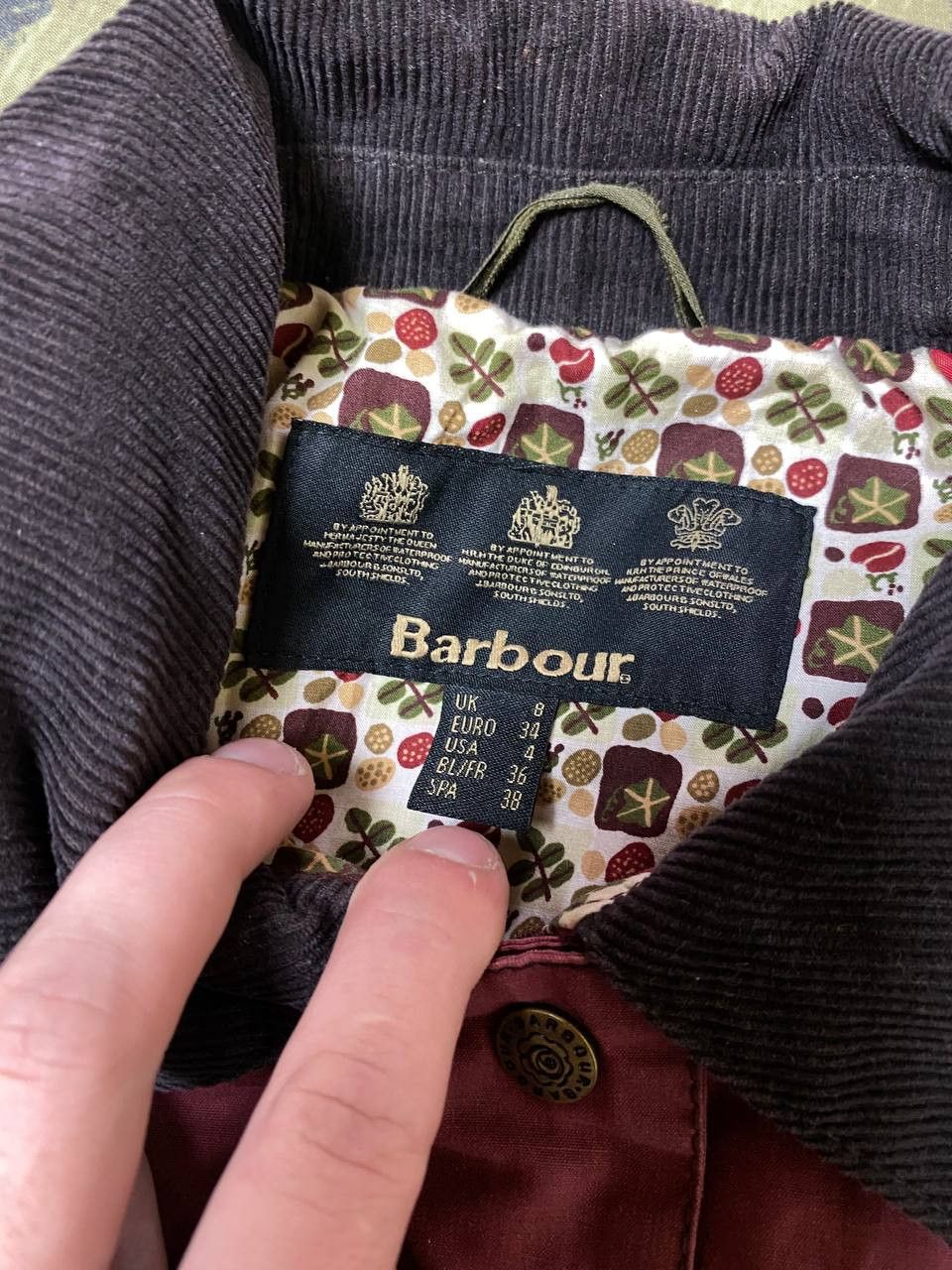 Barbour Vintage Barbour Jacket 90s Size S / US 4 / IT 40 - 7 Thumbnail