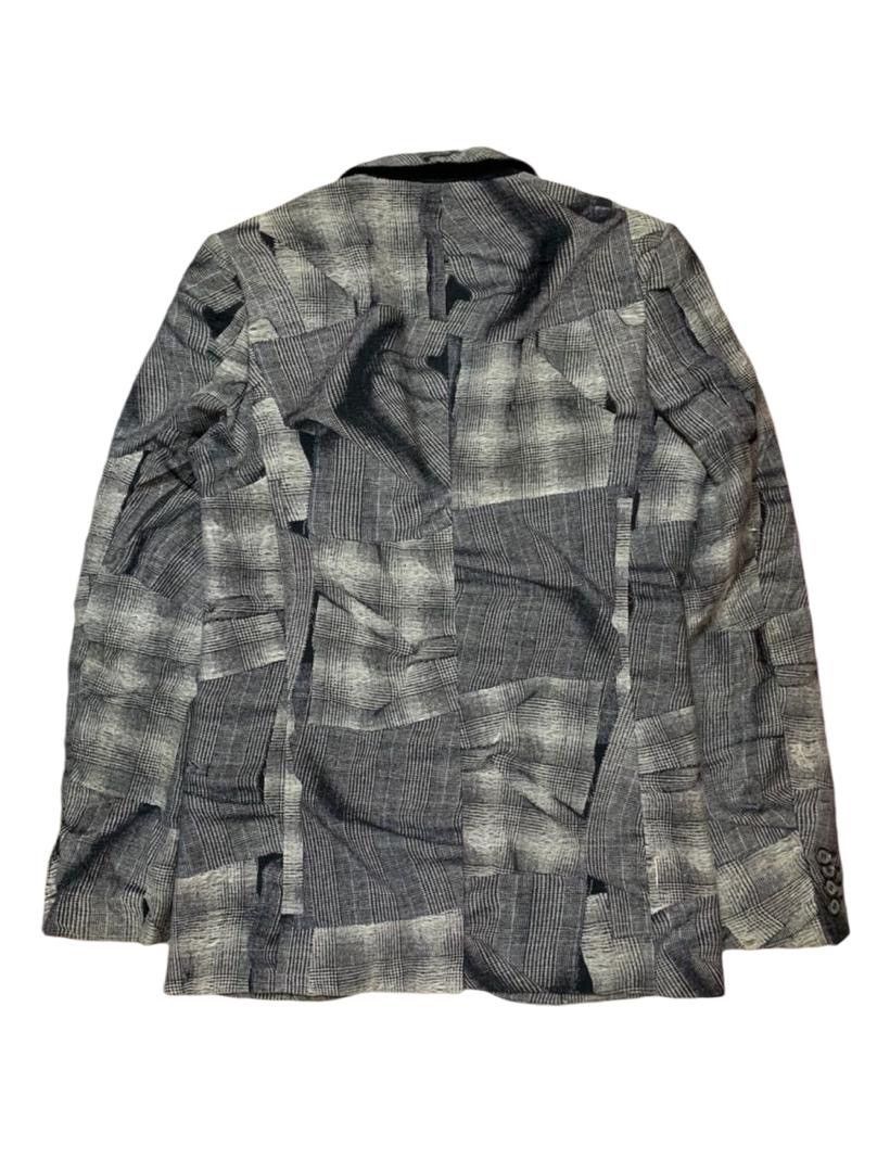 Maison MIHARA YASUHIRO SS10 MIHARAYASUHIRO ‘Scab’ Distressed Single Blazer Size US M / EU 48-50 / 2 - 2 Thumbnail