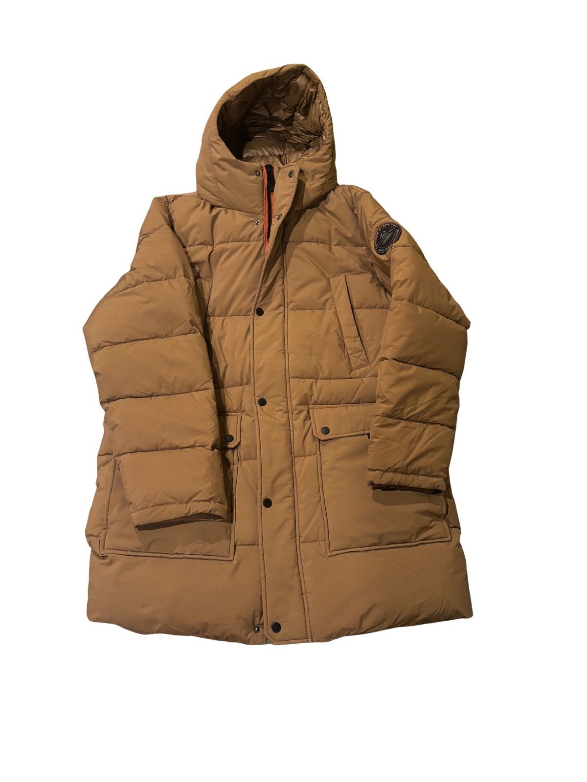 Other Men’s tan water resistant puffer Jacket.mj0128 Size US L / EU 52-54 / 3 - 1 Thumbnail