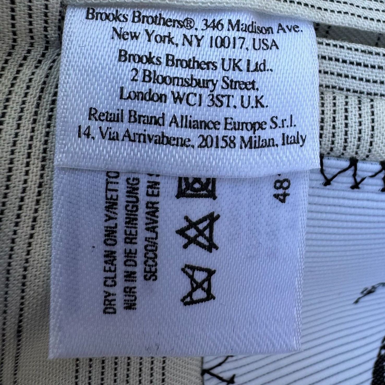 Brooks Brothers Brooks Brothers Black Fleece 1818 Thom Brown Italian Wool Me Size 36R - 17 Thumbnail