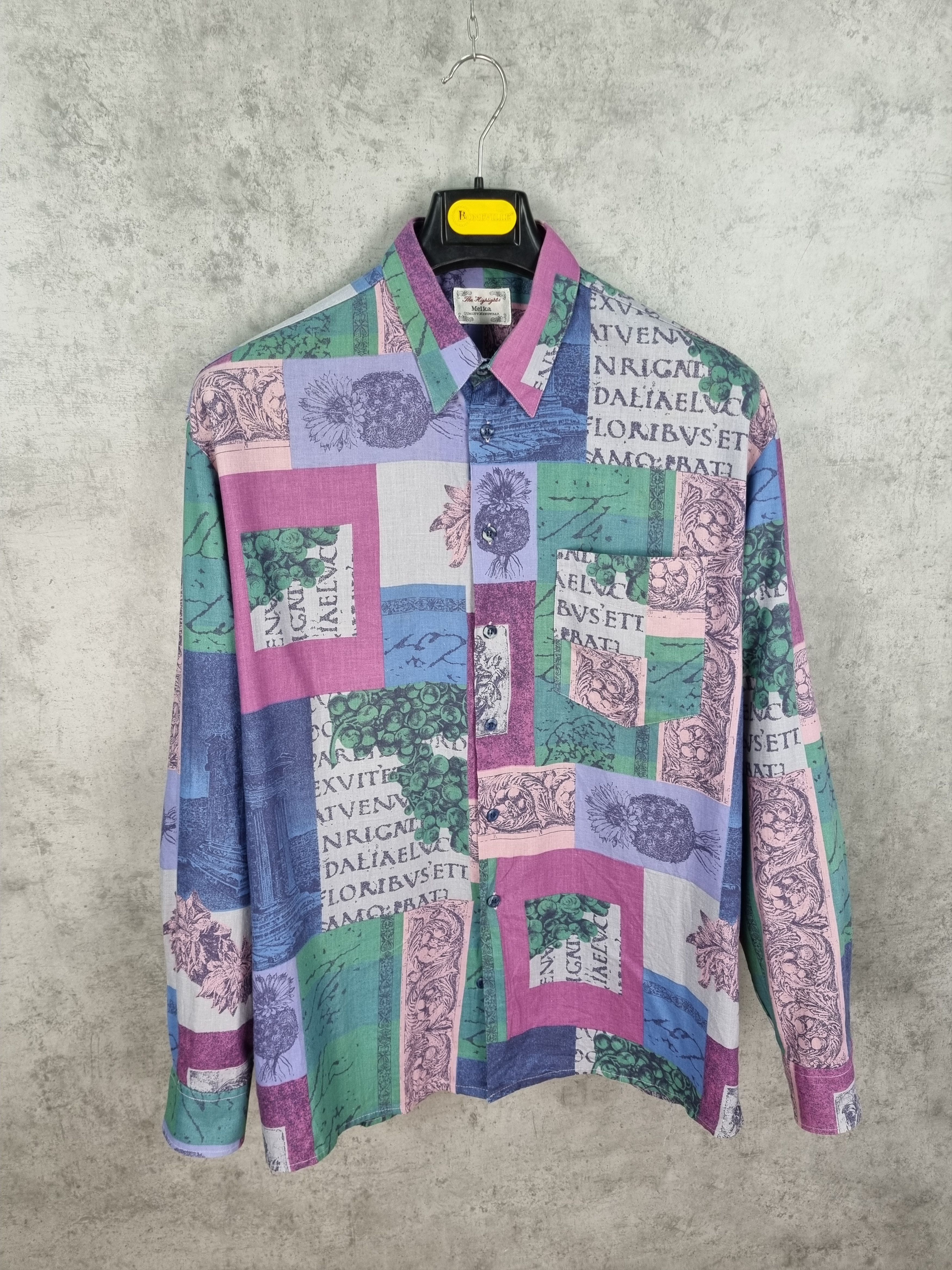 Vintage 90s Vintage Abstract Shirt Size US XL / EU 56 / 4 - 3 Thumbnail