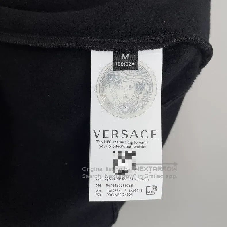 Versace Versace Heavy industry embroidered letter logo sweatshirt Size US M / EU 48-50 / 2 - 8 Thumbnail