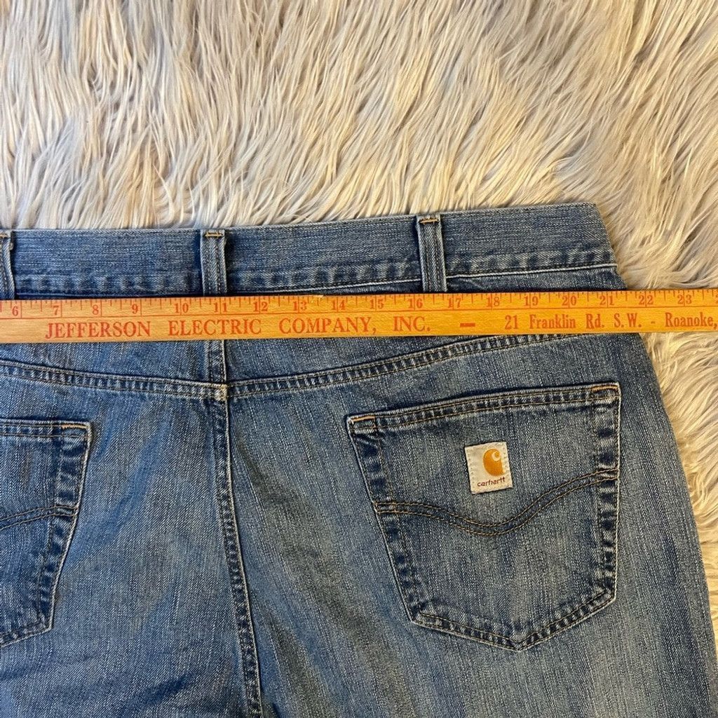 Carhartt Carhartt Blue Straight Leg Jeans Classic Style Size US 42 / EU 58 - 5 Thumbnail