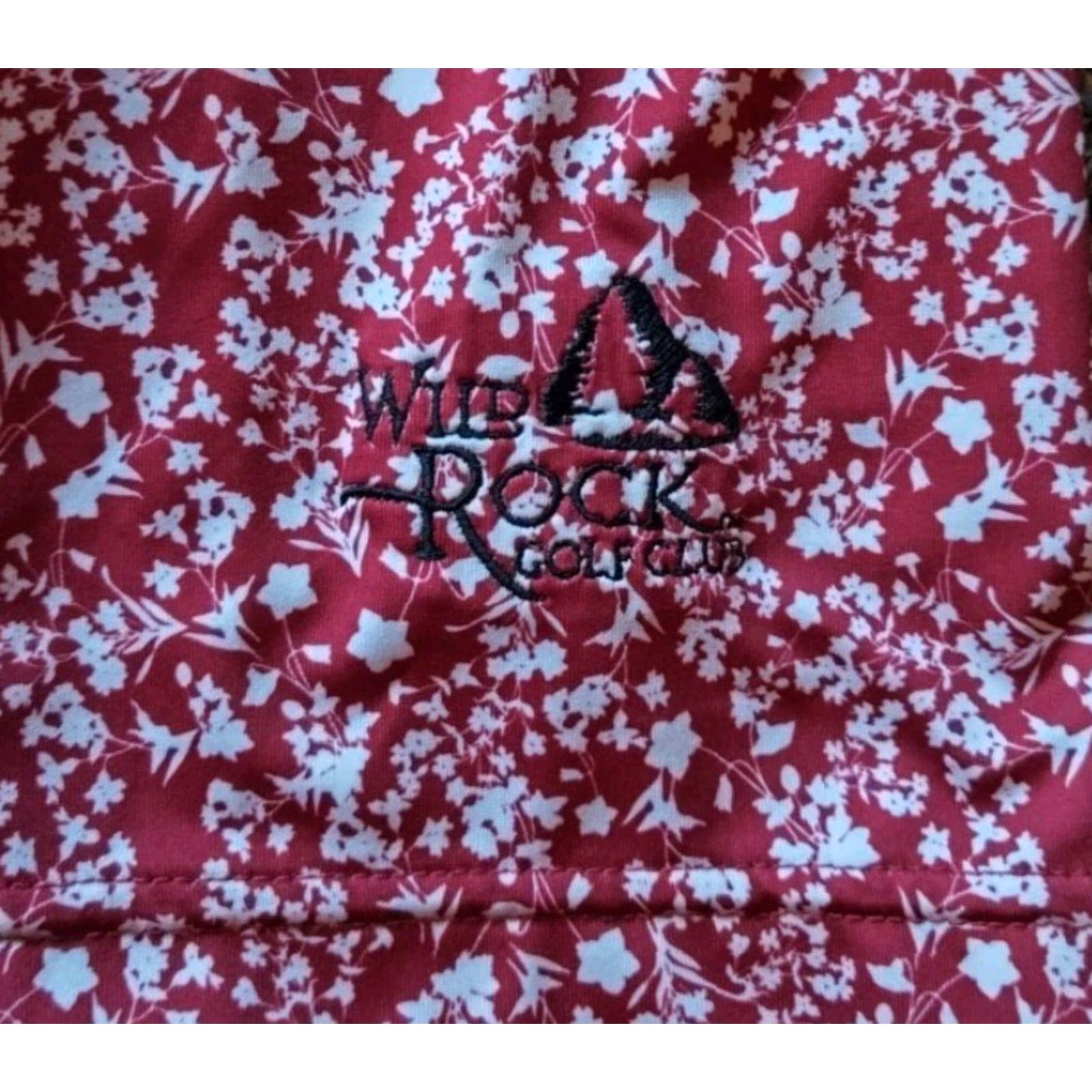 Footjoy FootJoy Polo Shirt Mens XL Red White Floral Wild Rock Golf Club Stretch Read Size US XL / EU 56 / 4 - 5 Thumbnail