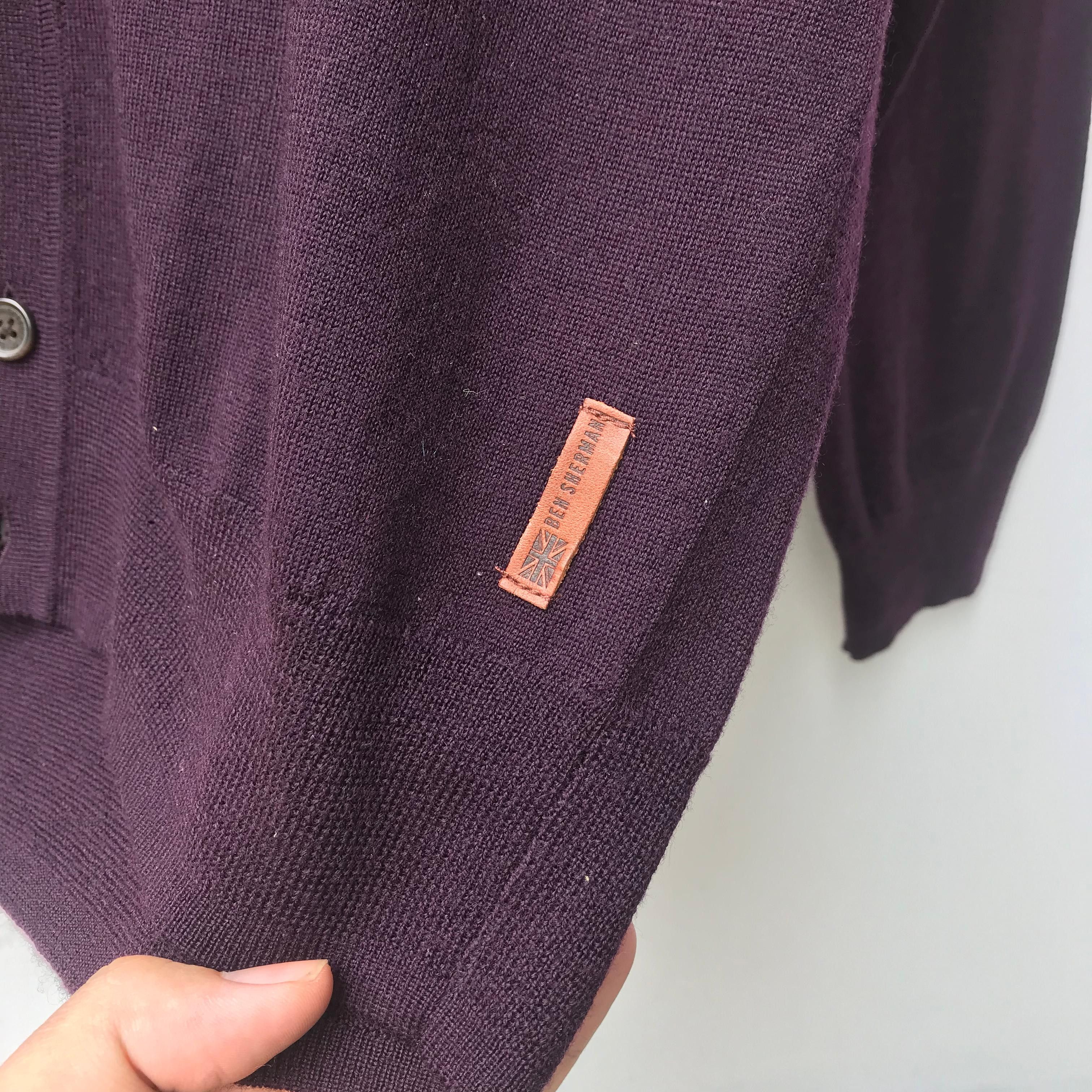 Ben Sherman Ben Sherman Cardigan knitwear sweater 100 % merino Wool new Size US M / EU 48-50 / 2 - 9 Thumbnail