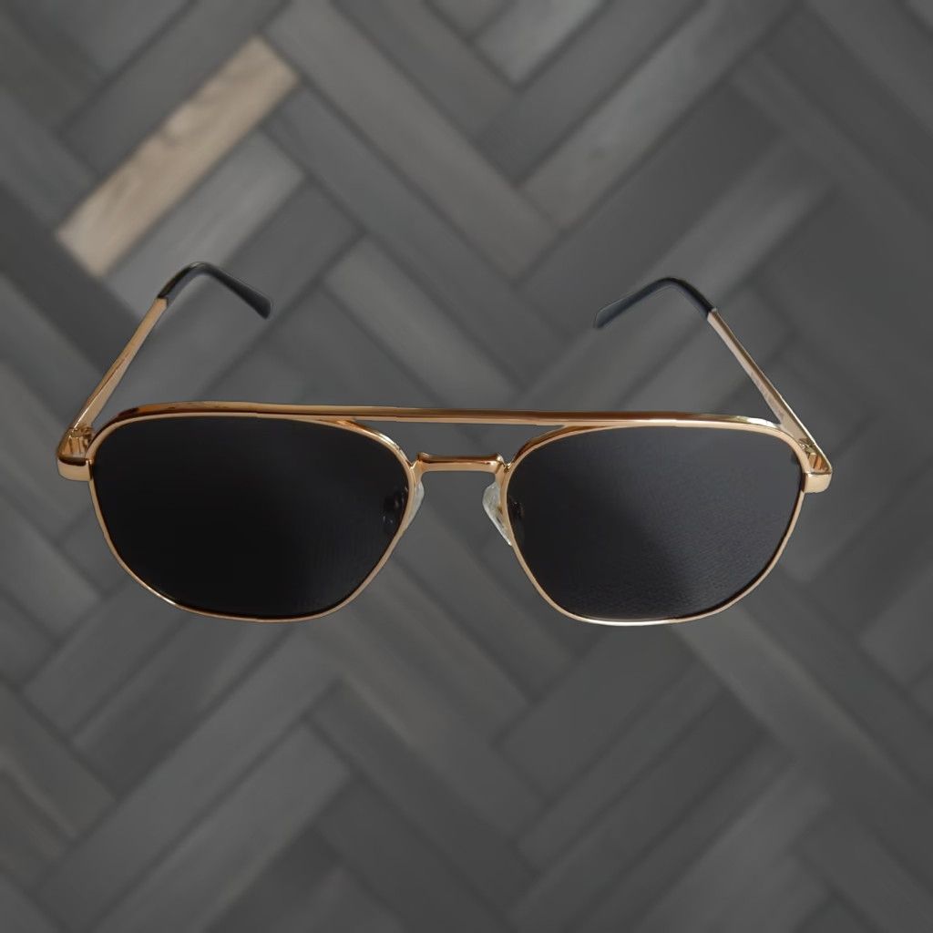 Vintage VINTAGE Sojos Aviator Sunglasses Women 52mm Gold Small Scratches Size ONE SIZE - 1 Thumbnail