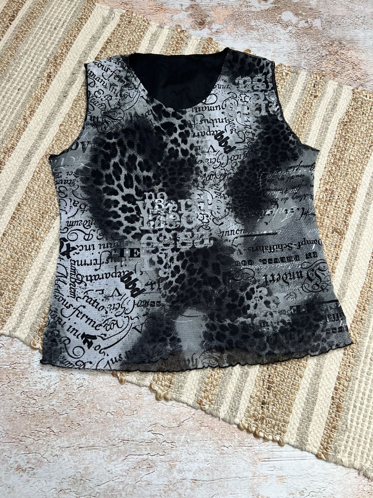Vintage Vintage Avant Garde mesh tank top Size US M / EU 48-50 / 2 - 2 Thumbnail