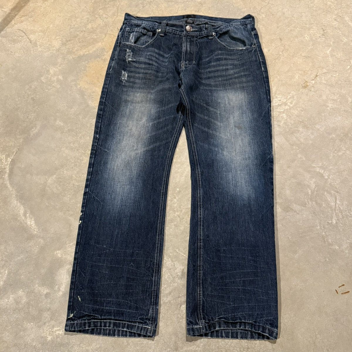Southpole Vtg 2000s Southpole Faded Distressed Baggy Jeans ERD Grunge Size US 36 / EU 52 - 2 Thumbnail