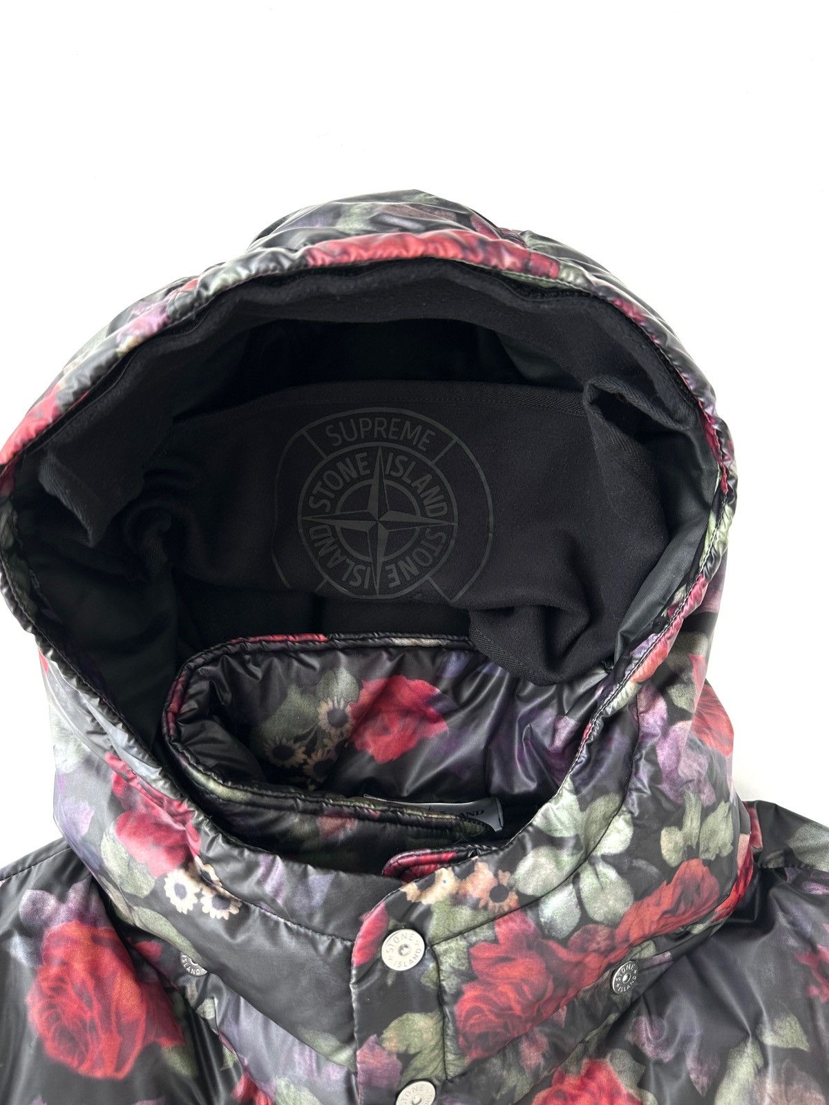 Stone Island × Supreme Stone Island x Supreme Lamy Cover Stampato Puffy Jacket Size US XL / EU 56 / 4 - 5 Thumbnail