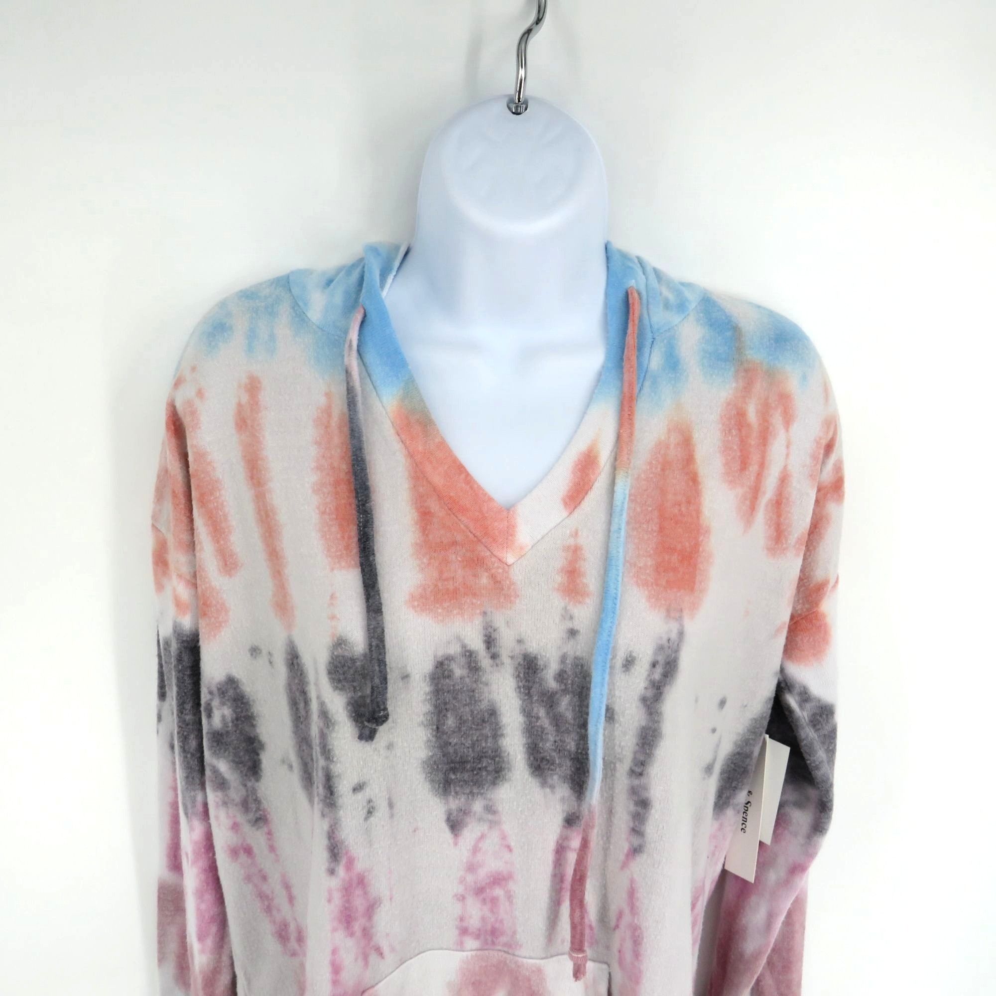 Other Theo & Spence Tie-Dye Hooded Top Kangaroo Pocket Small NWT $ Size S / US 4 / IT 40 - 3 Thumbnail