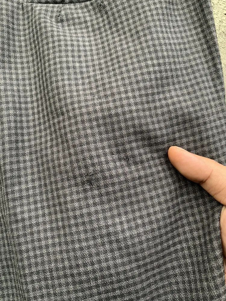 Yoshiyuki Konishi Ficce collezione yoshiyuki konishi checker wool trouser Size US 33 - 8 Thumbnail