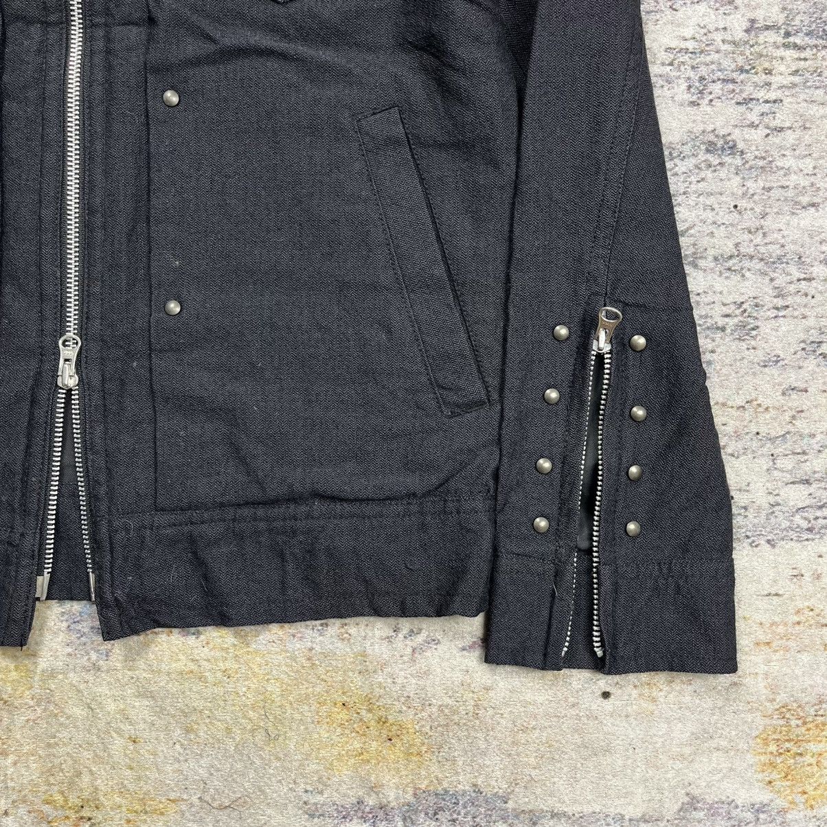 Le Grande Bleu (L.G.B.) Sergeant salute + L.z.g trucker fur collar jacket vkei style Size US S / EU 44-46 / 1 - 4 Thumbnail