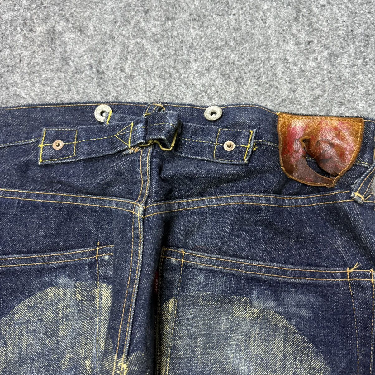 Evisu Vintage 90s Evis Evisu No 2 Buckle Back Selvedge Jeans Size US 31 - 5 Thumbnail