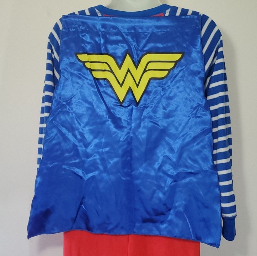 DC Comics Wonder Woman Sze XS/S PJs Onesie Pajamas Hero Fleece Long Size 28" / US 6 / IT 42 - 6 Thumbnail