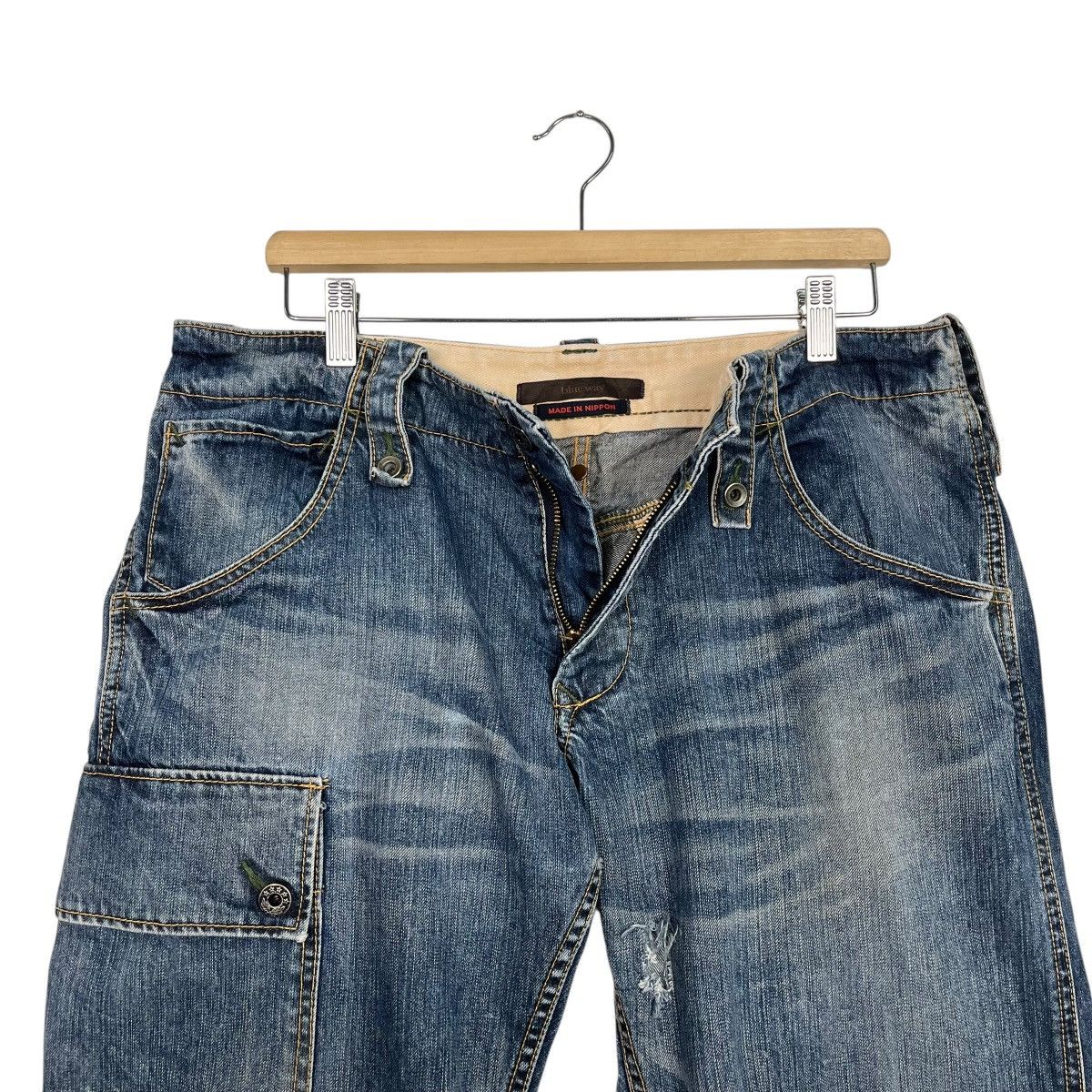 Japanese Brand Vintage Blue Way Tactical Denim Size US 34 / EU 50 - 16 Thumbnail