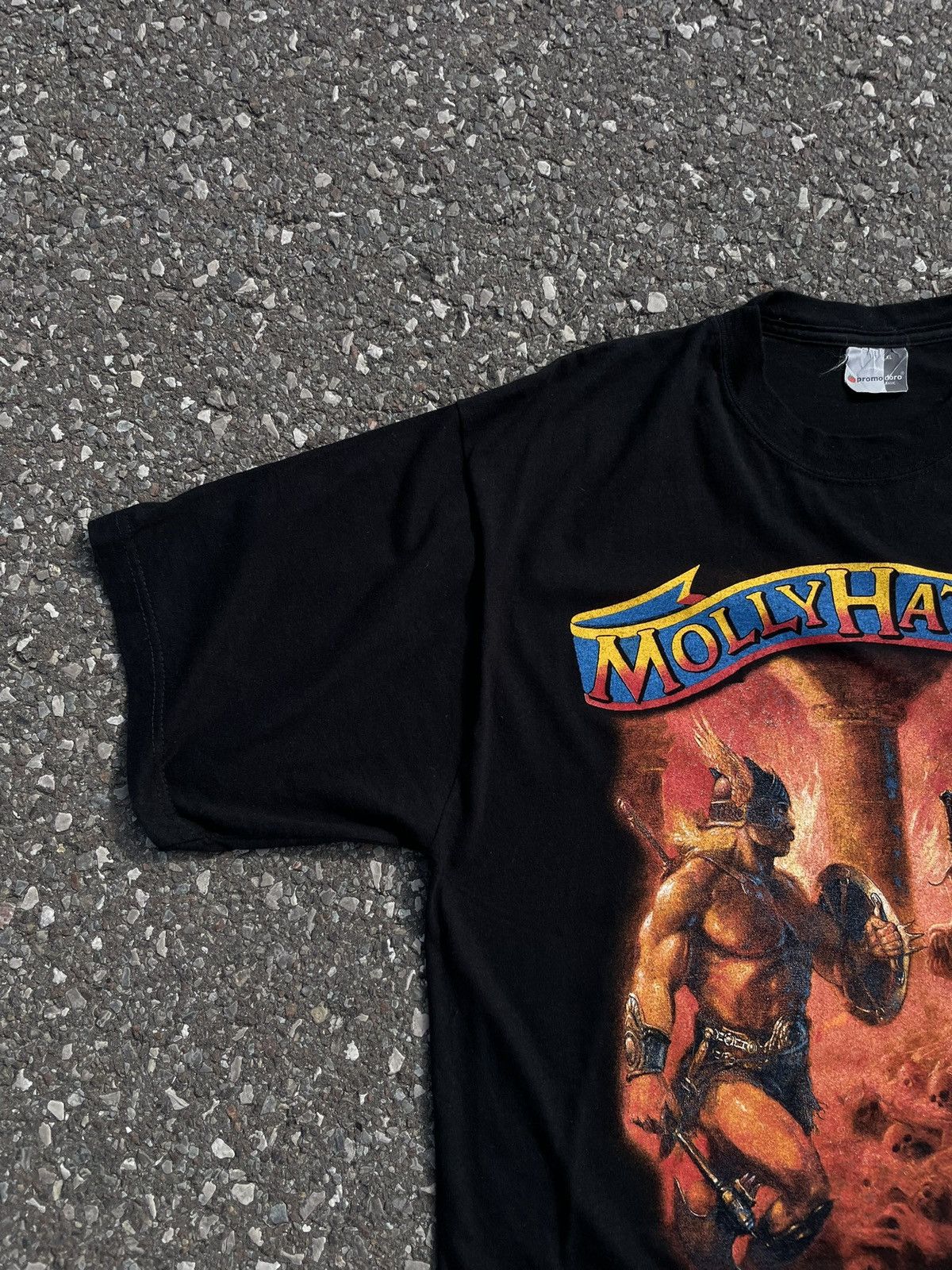 Band Tees × Vintage 2000 Vintage Molly Hatchet Metal Rock Band Tour Tee Size US XL / EU 56 / 4 - 3 Thumbnail