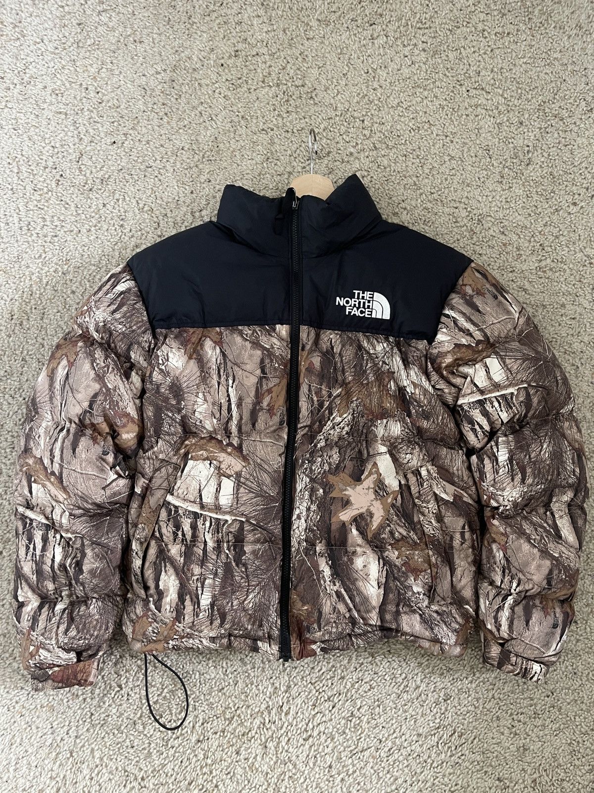 Realtree × The North Face North Face Down Nuptse Jacket- Leaf Camo 