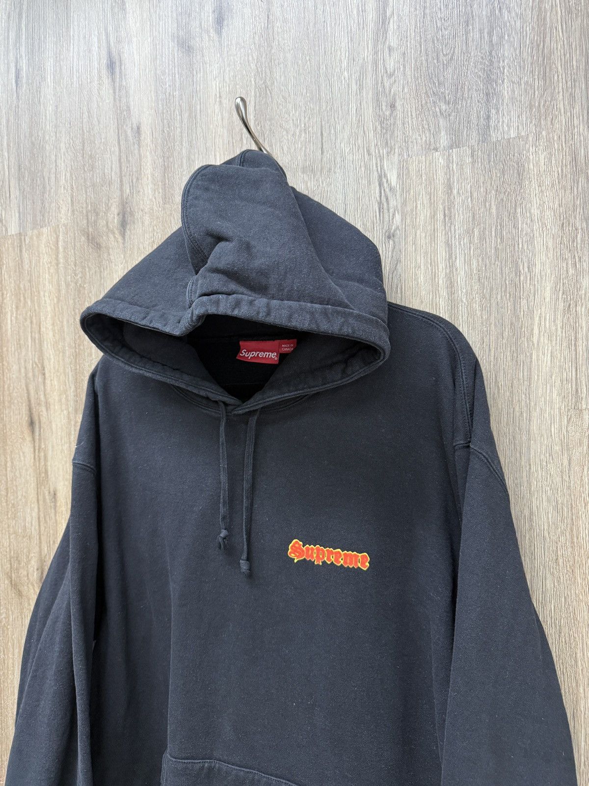 Supreme Supreme Love To Amo Black Pull Over Hoodie Size US XL / EU 56 / 4 - 3 Thumbnail