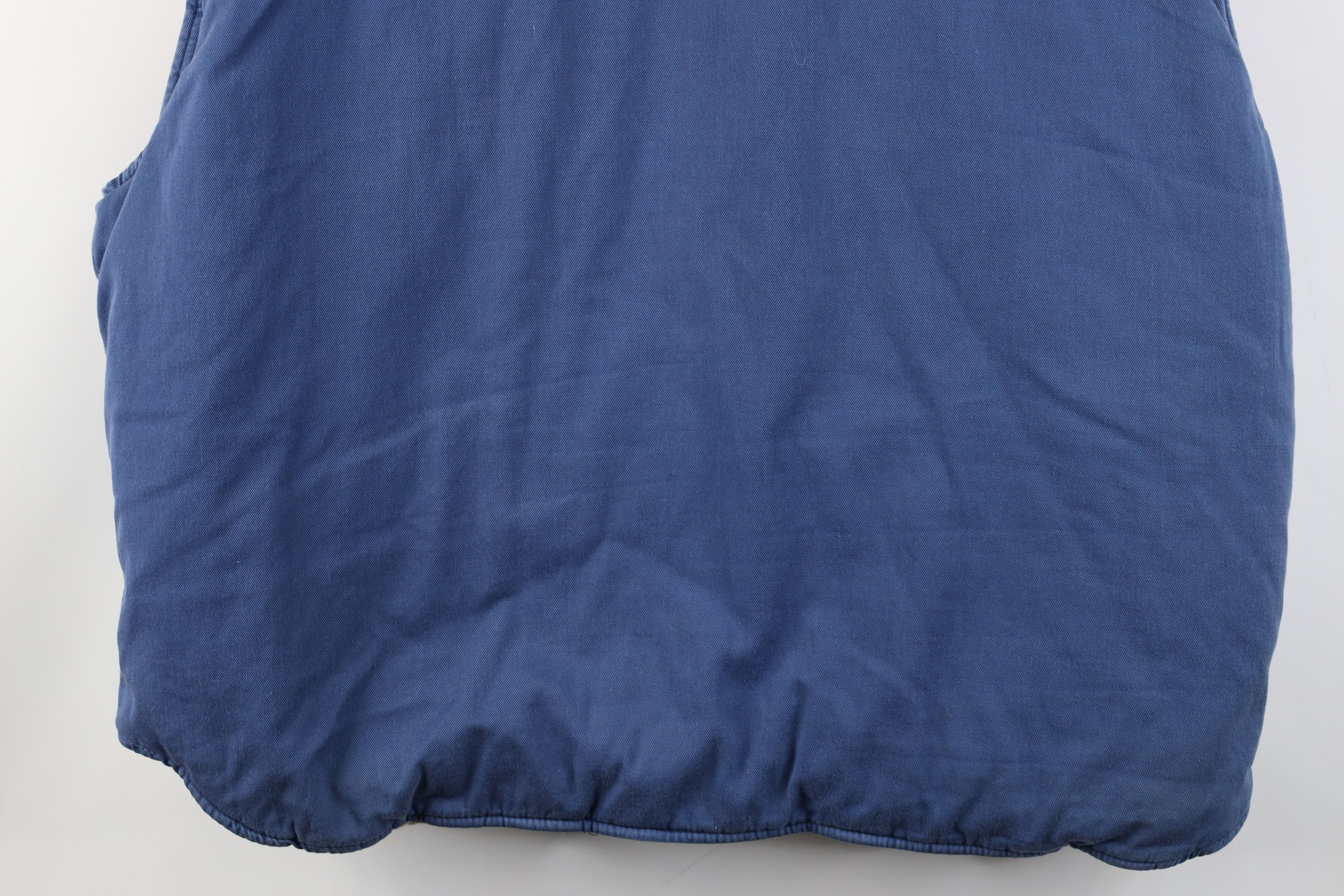 Vintage Vintage 90s Streetwear Flannel Lined Puffer Vest Jacket Blue Size US XXL / EU 58 / 5 - 16 Thumbnail