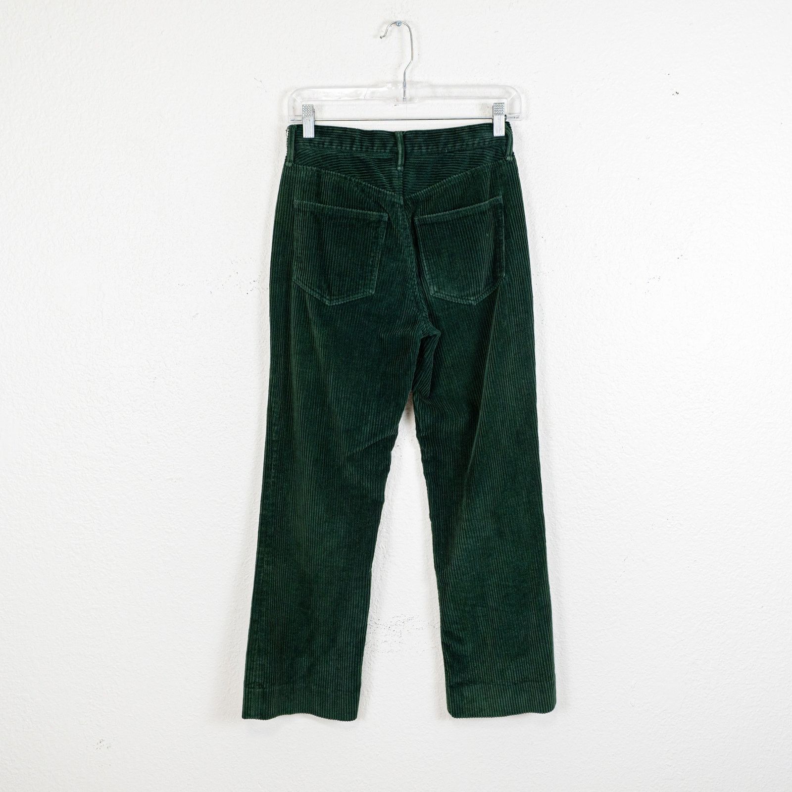 Rag & Bone Rag & Bone Green Corduroy Pants Straight Leg High-rise Size 24" / US 00 / IT 34 - 3 Thumbnail
