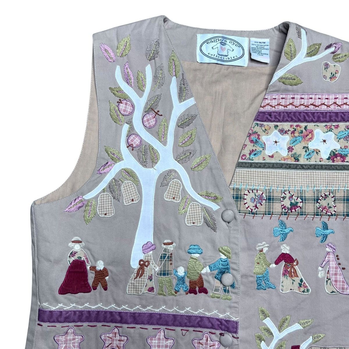 Other Eagle’s Eye Collectibles Fruit Tree Farm Embroidered Vest Size M / US 6-8 / IT 42-44 - 5 Thumbnail