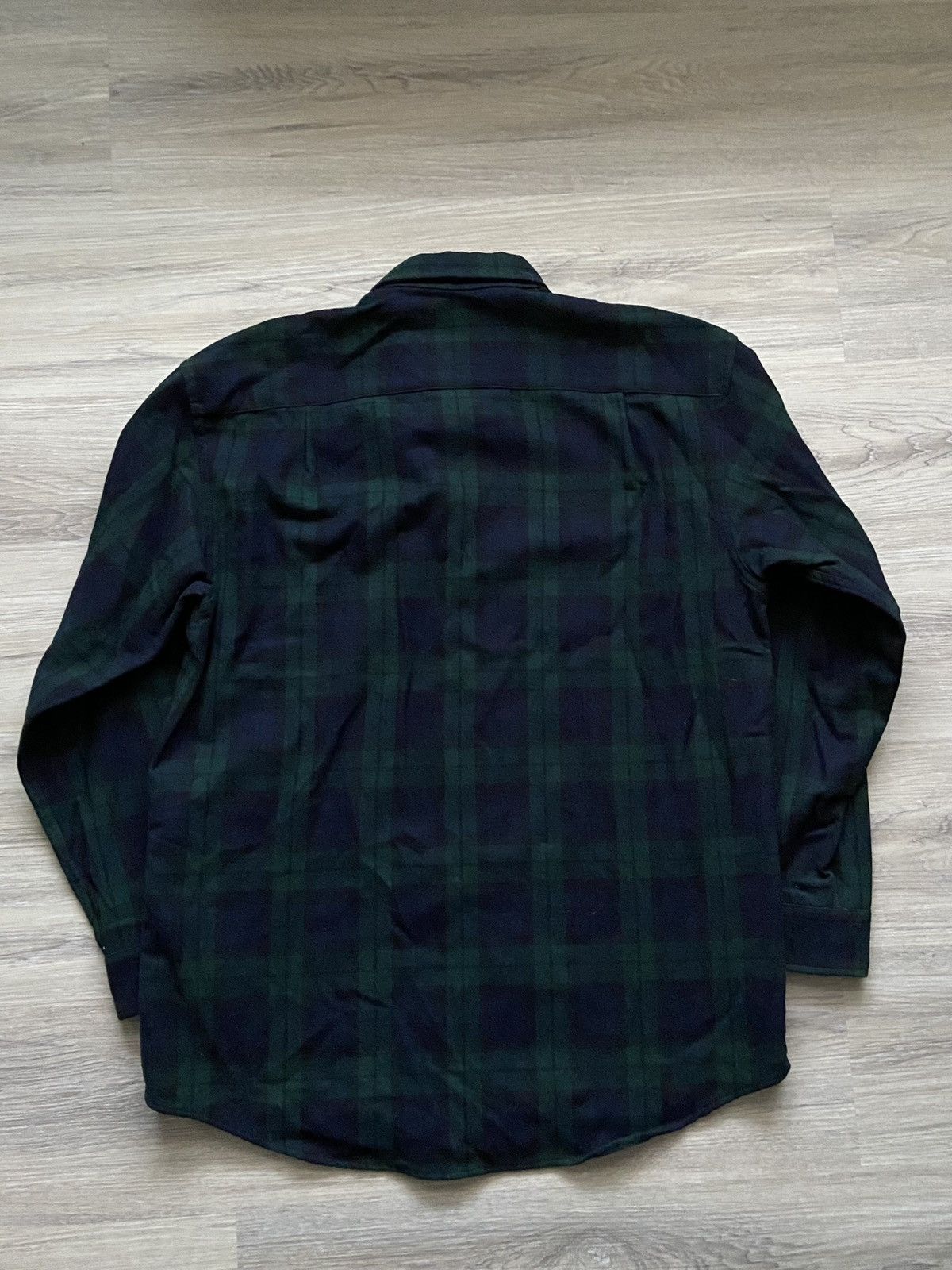 Pendleton Pendleton Vintage 90’s Black Watch Tartan Lodge Flannel Size US M / EU 48-50 / 2 - 2 Thumbnail