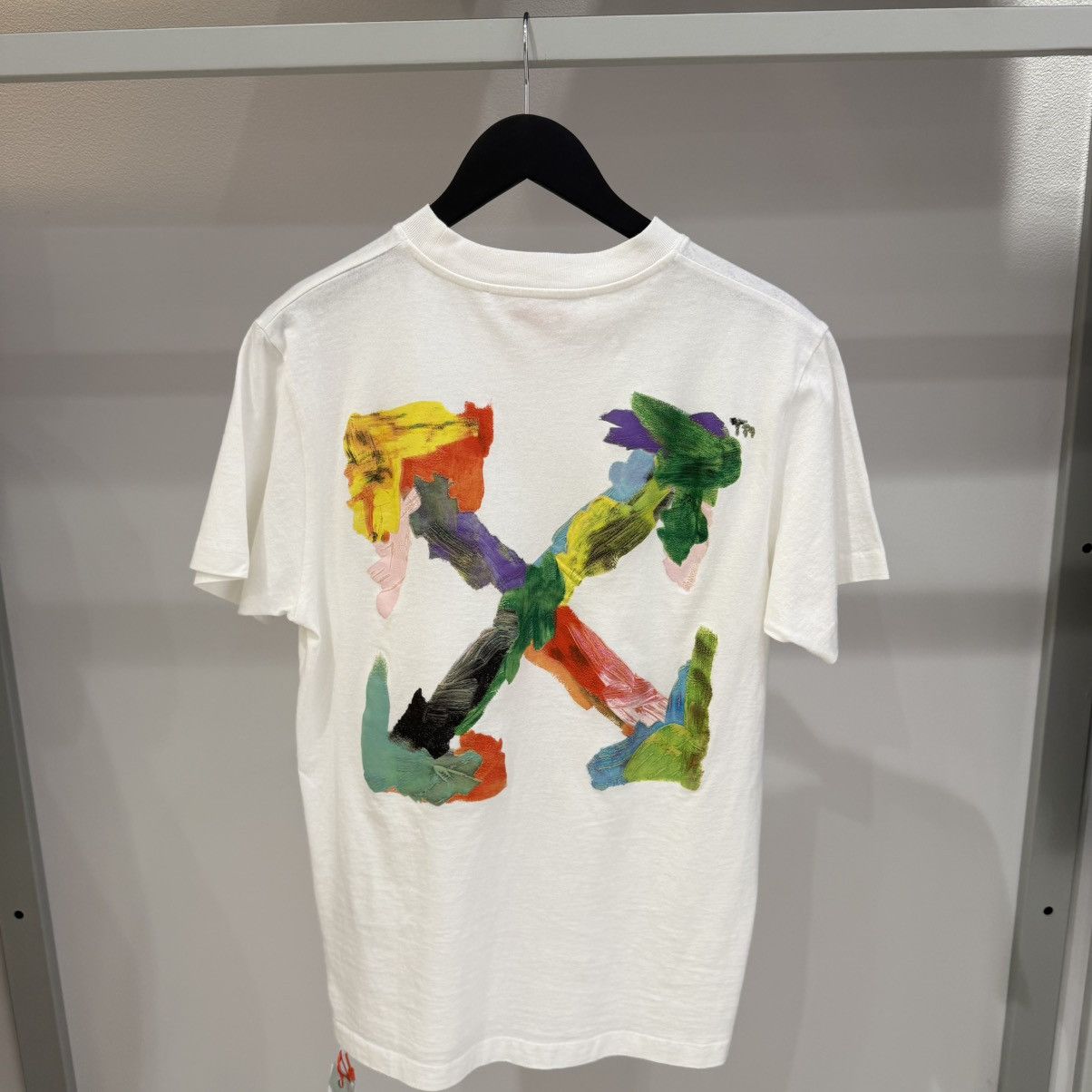 Off-White OFF-WHITE Brush Arrows Slim Skate S/S Tee Size US M / EU 48-50 / 2 - 2 Thumbnail