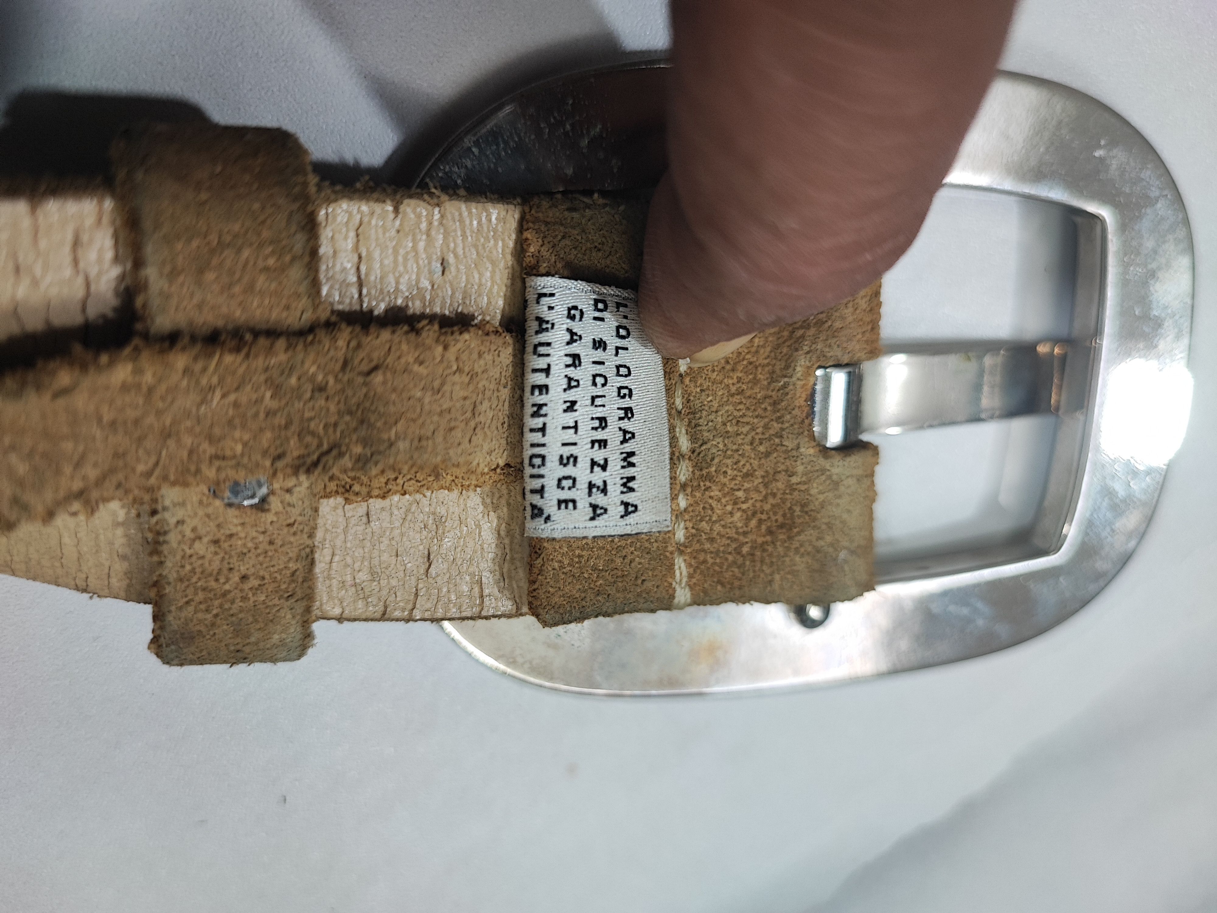 Dolce & Gabbana Dolce & Gabbana Vintage Suede Leather Belt Size 42 - 8 Thumbnail