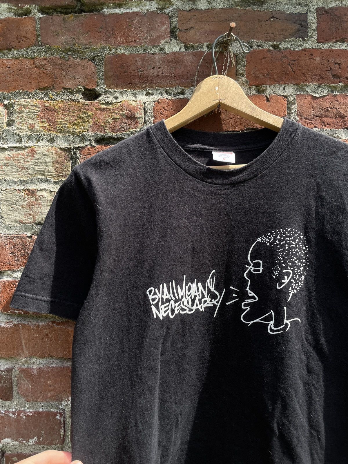 image of Fw14 Supreme Krs-One Tee in Black, Men's (Size Medium)