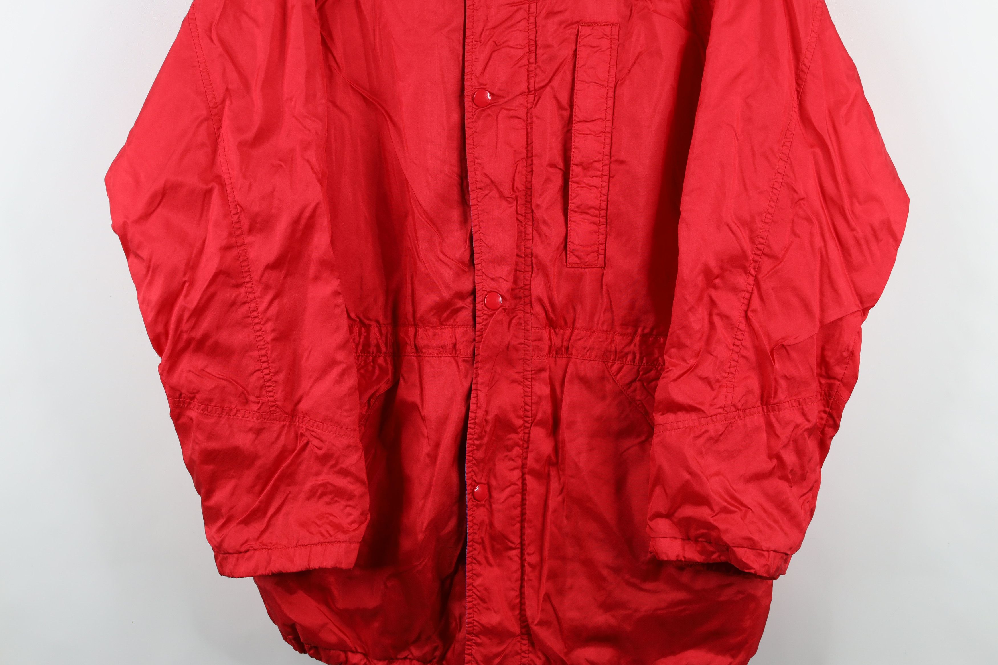 Eddie Bauer × Vintage Vintage 90s Eddie Bauer Goretex Long Rain Jacket Coat Red Size US S / EU 44-46 / 1 - 3 Thumbnail