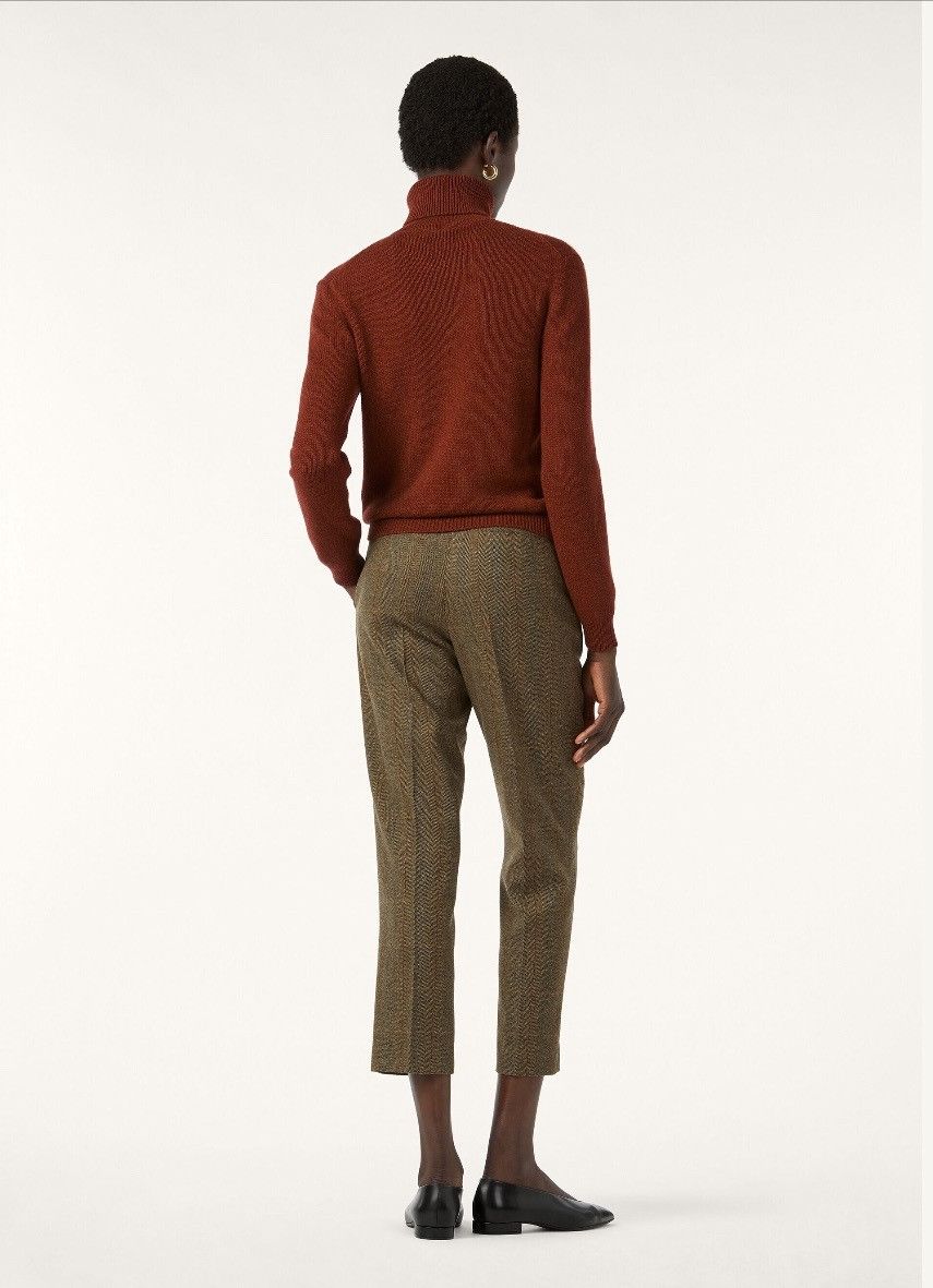 Loro Piana o1srvl11e0725 FAO6884 Turtleneck Cashmere Sweater in Maroon Size L / US 10 / IT 46 - 2 Thumbnail