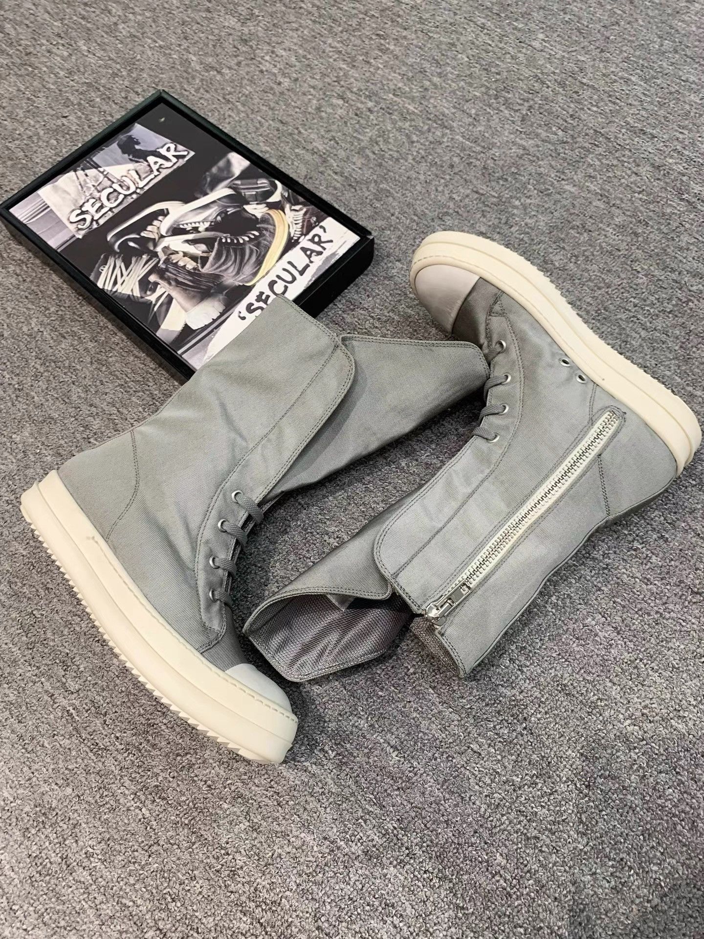 Rick Owens Rick Owens Mega Tongue Boots K34 Size US 6 / IT 36 - 5 Thumbnail
