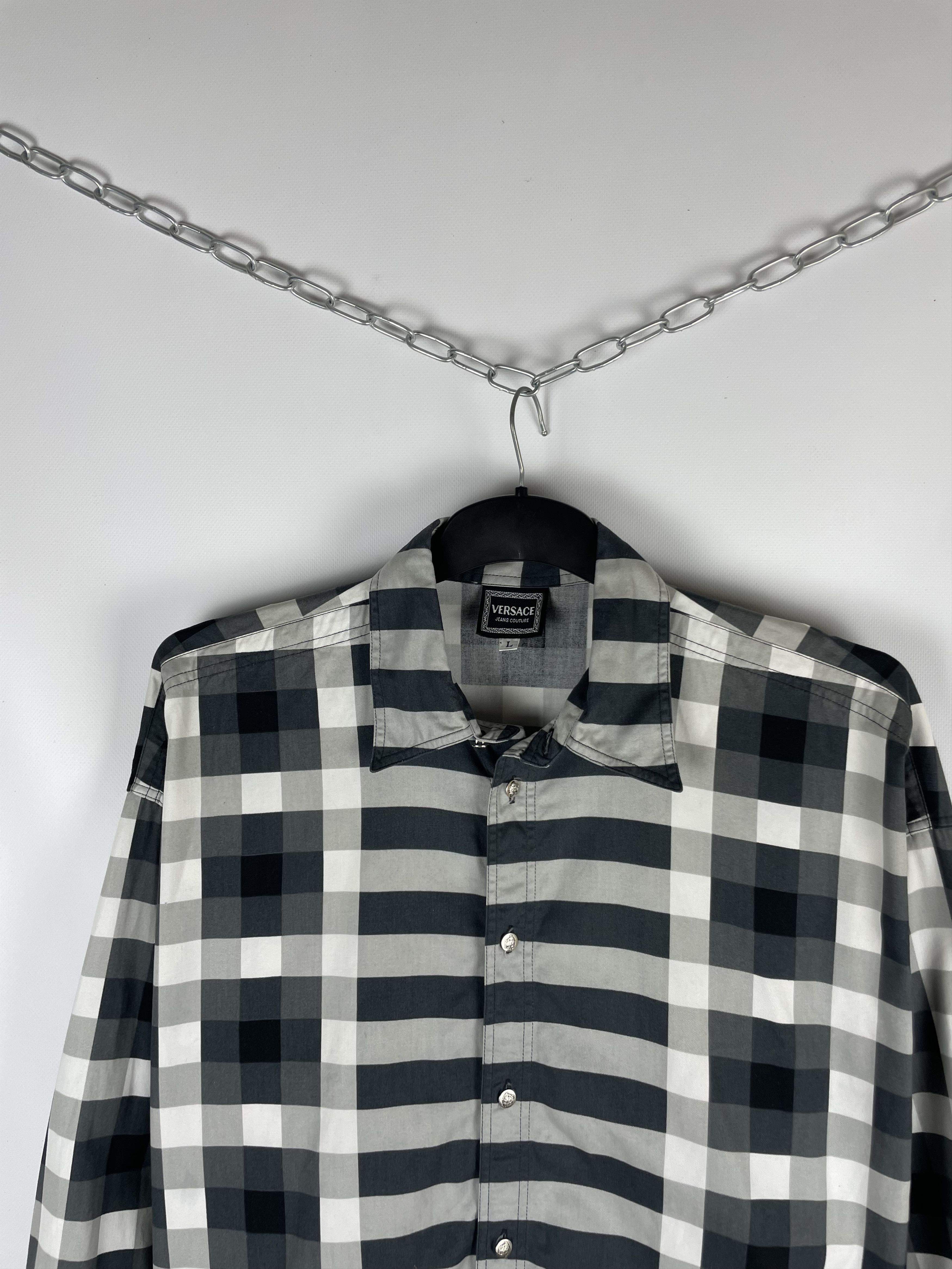 Versace Vintage Versace Shirt Button up Size US L / EU 52-54 / 3 - 3 Thumbnail