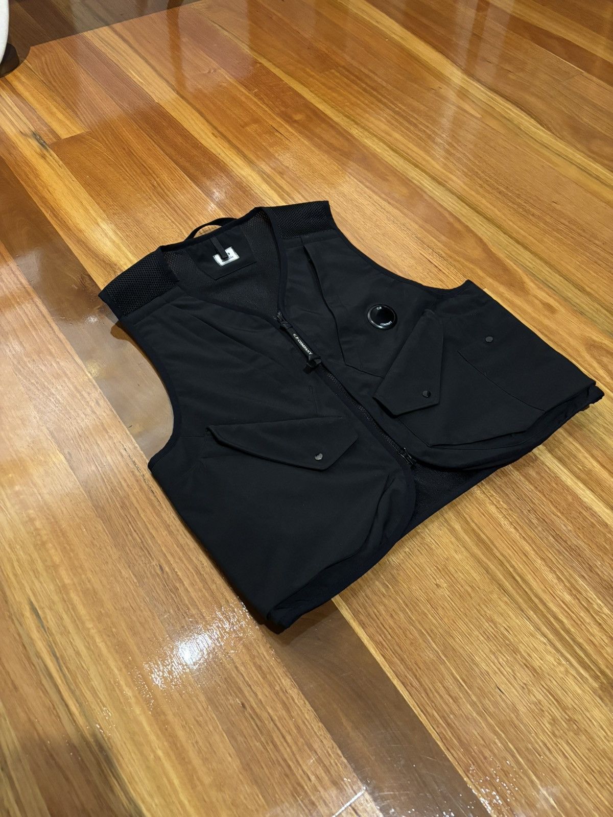 C.P. Company Rick Owens SS22 FOGACHINE Bauhaus Vest Black Size US M / EU 48-50 / 2 - 2 Thumbnail
