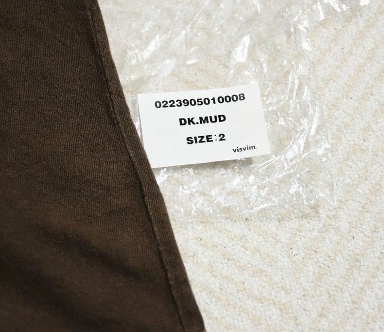 Visvim visvim 23 Jumbo Tee N. D. Mud mud dyed T-shirt short sleeve Size US M / EU 48-50 / 2 - 8 Thumbnail