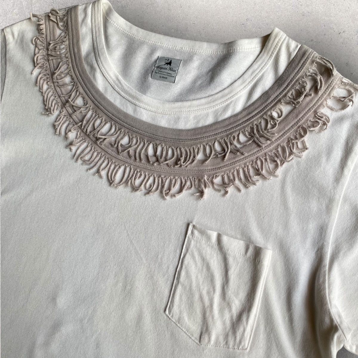 Sasquatchfabrix SS11 Fringe Collar Shirt Size US L / EU 52-54 / 3 - 1 Thumbnail