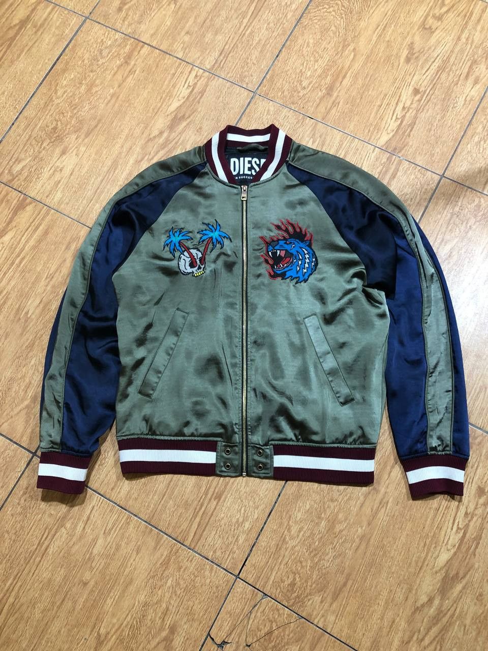 Diesel Rare Diesel Vintage Sukajan Bomber Jacket Size US M / EU 48-50 / 2 - 20 Thumbnail