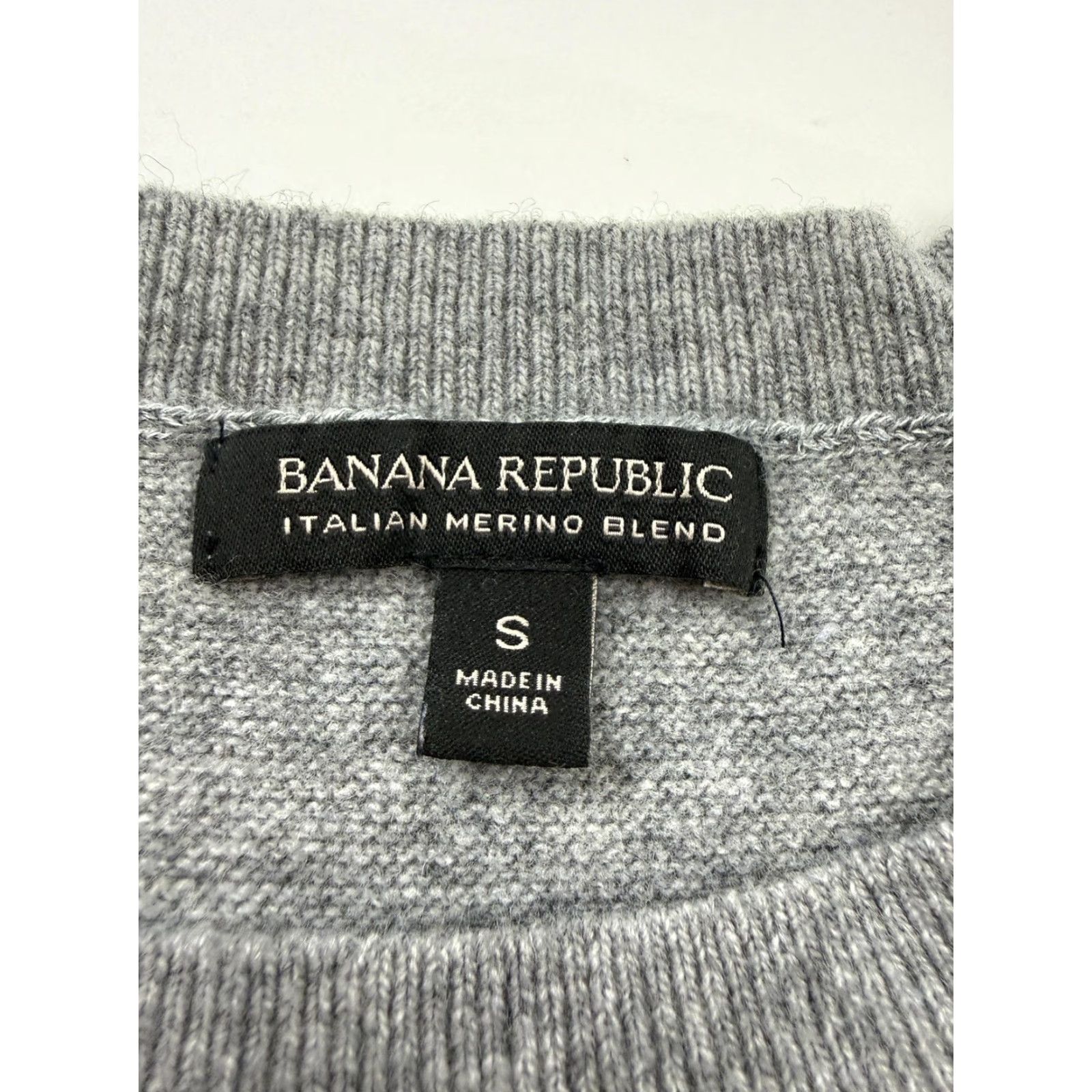 Banana Republic Banana Republic Sweater Womens Small Gray Italian Merino Wool Knit Pullover Size S / US 4 / IT 40 - 5 Thumbnail