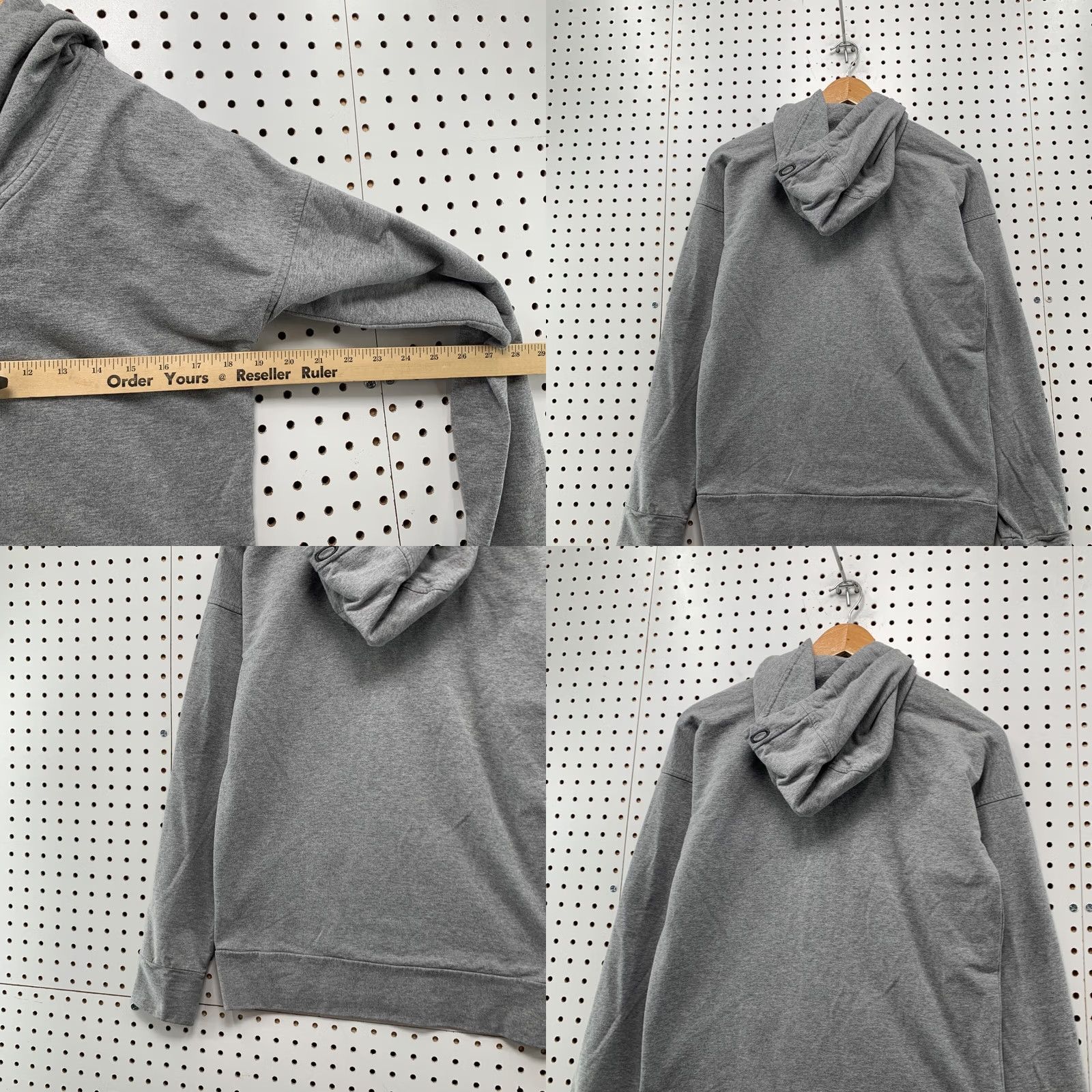 Oakley Oakley Zip Hoodie Sweatshirt Womens Small Gray Lightweight Hooded 19x25 Size S / US 4 / IT 40 - 9 Thumbnail