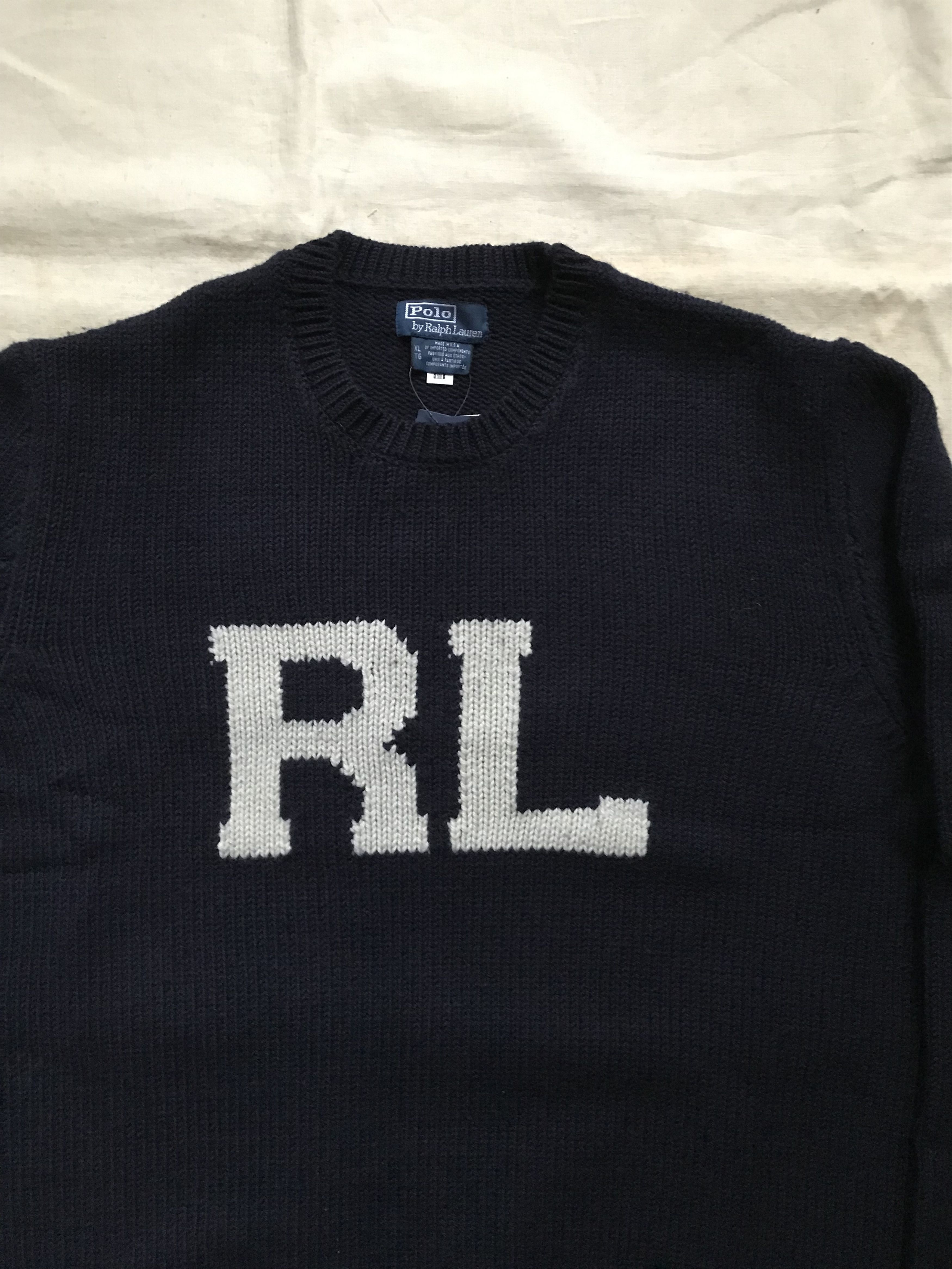 Polo Ralph Lauren × Ralph Lauren Polo Ralph Lauren RL Intarsia Wool Knit Sweater Size US XL / EU 56 / 4 - 3 Thumbnail